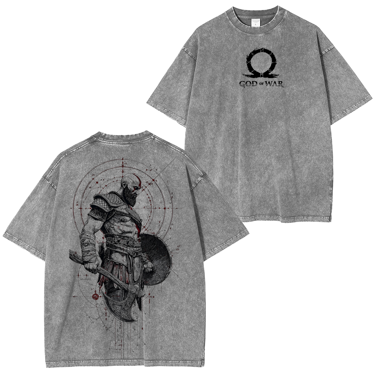 God of War Washed T-shirt/Crewneck/Hoodie