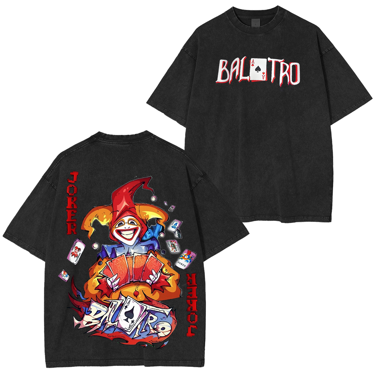 Balatro Unisex Washed T-shirt/Crewneck/Hoodie