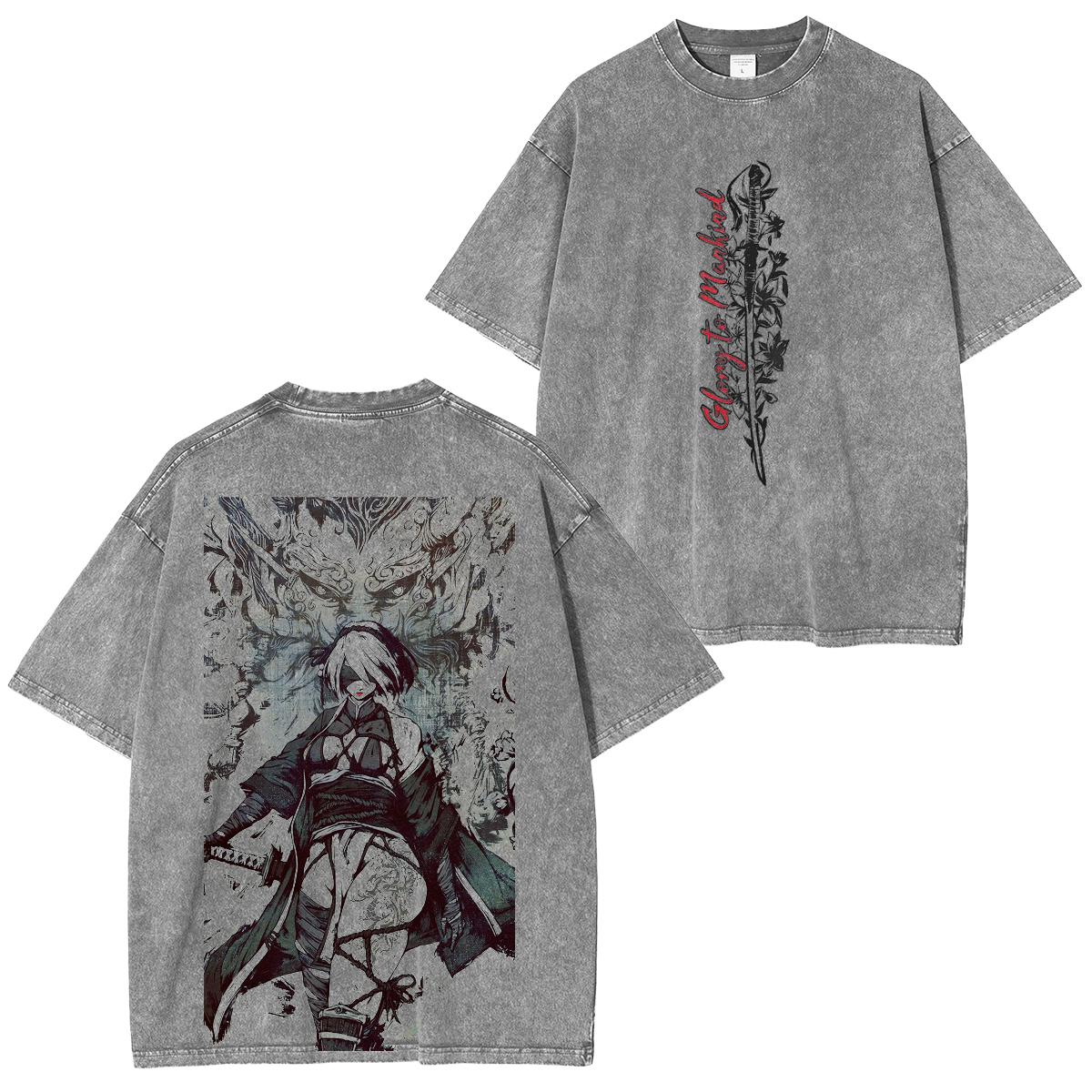 NieR: Automata Vintage Washed T-shirt/Crewneck/Hoodie