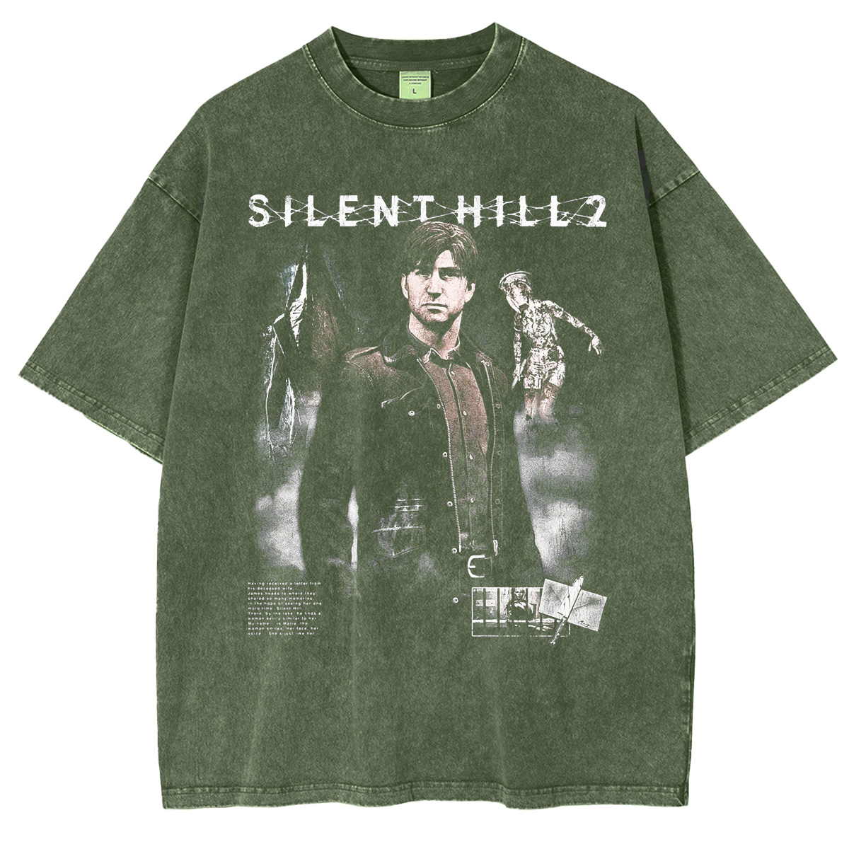 Silent Hill 2 - Remake Vintage Washed T-shirt/Crewneck/Hoodie