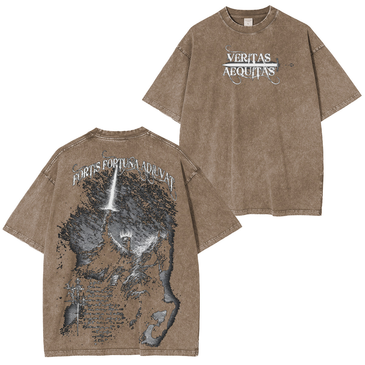 Fortis Fortuna Adiuvat Washed T-shirt/Crewneck/Hoodie