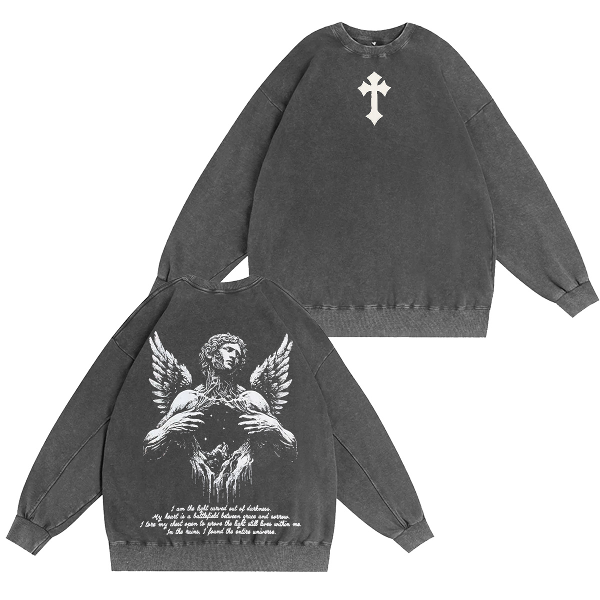 Fallen Angel Washed T-shirt/Crewneck/Hoodie