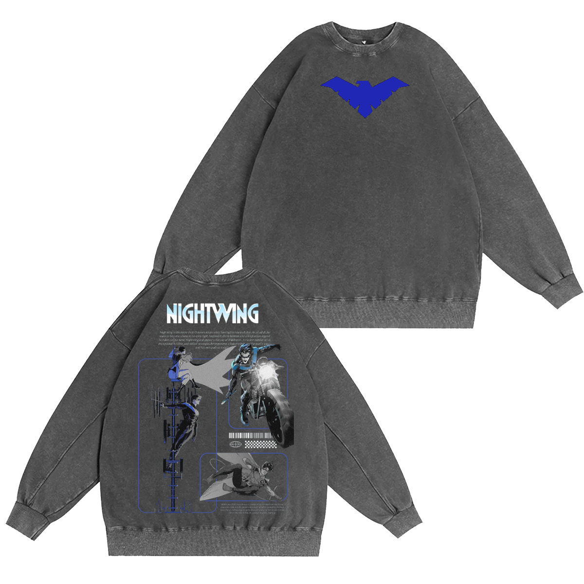 Nightwing Washed T-shirt/Crewneck/Hoodie