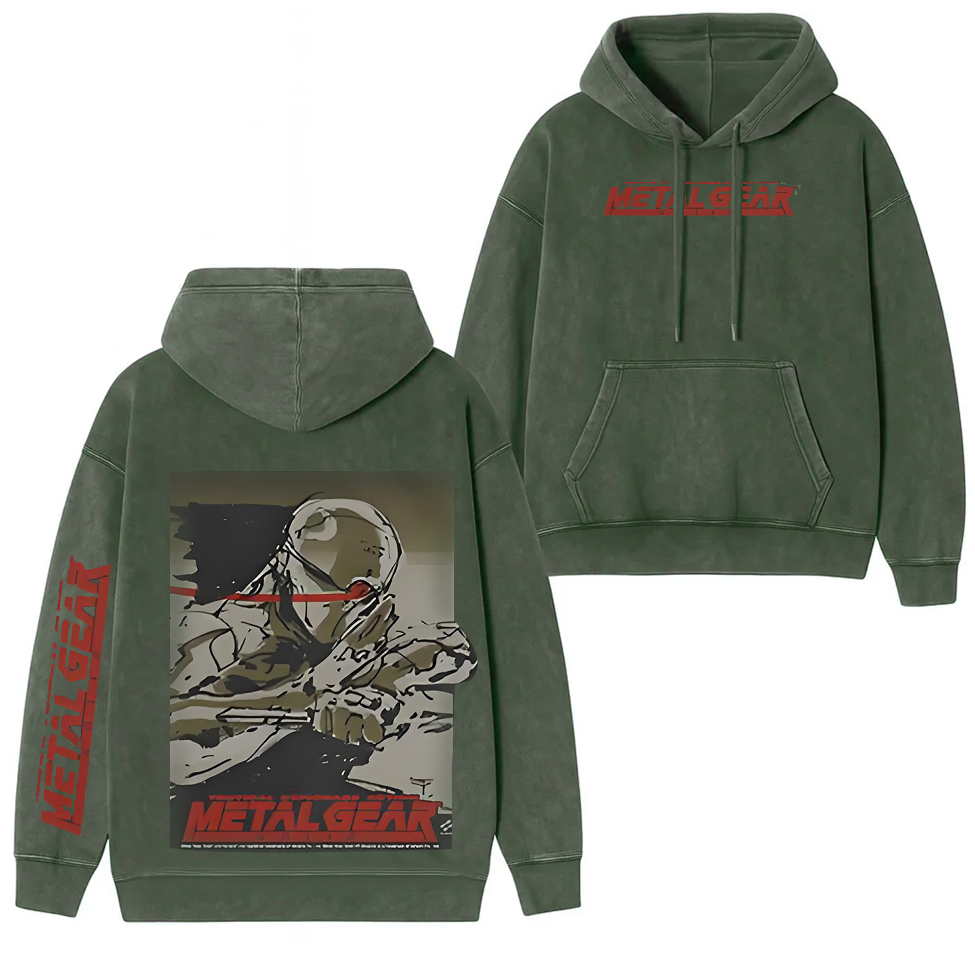 Metal Gear Solid Gray Fox Hoodie