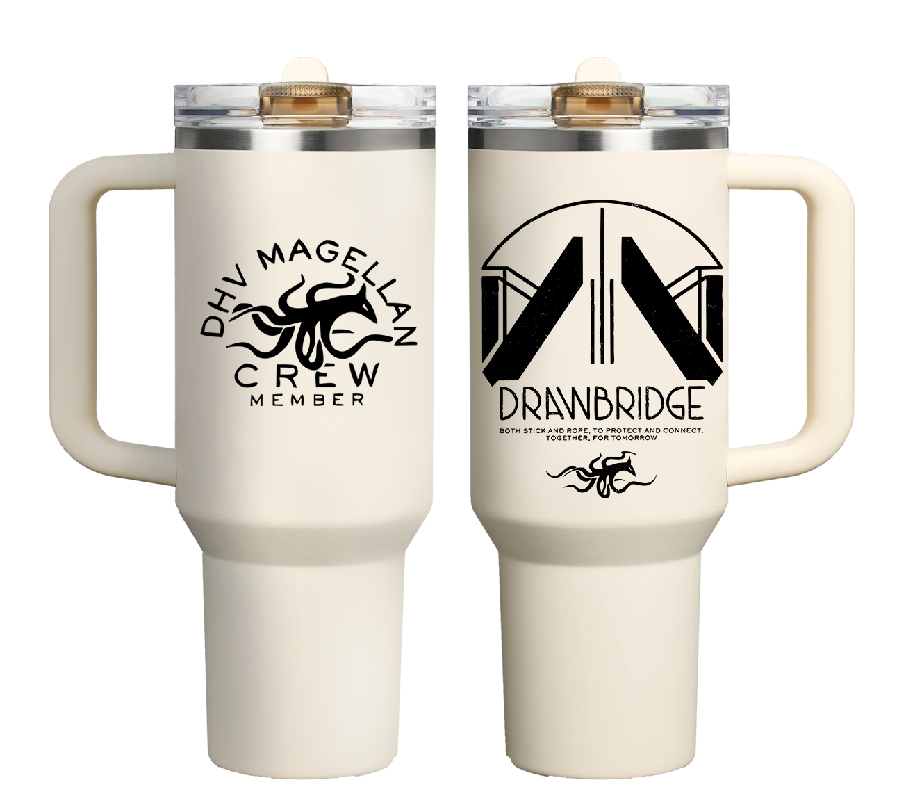 Death Stranding 2 - DHV MAGELLAN Crew Member Flip Straw Tumbler