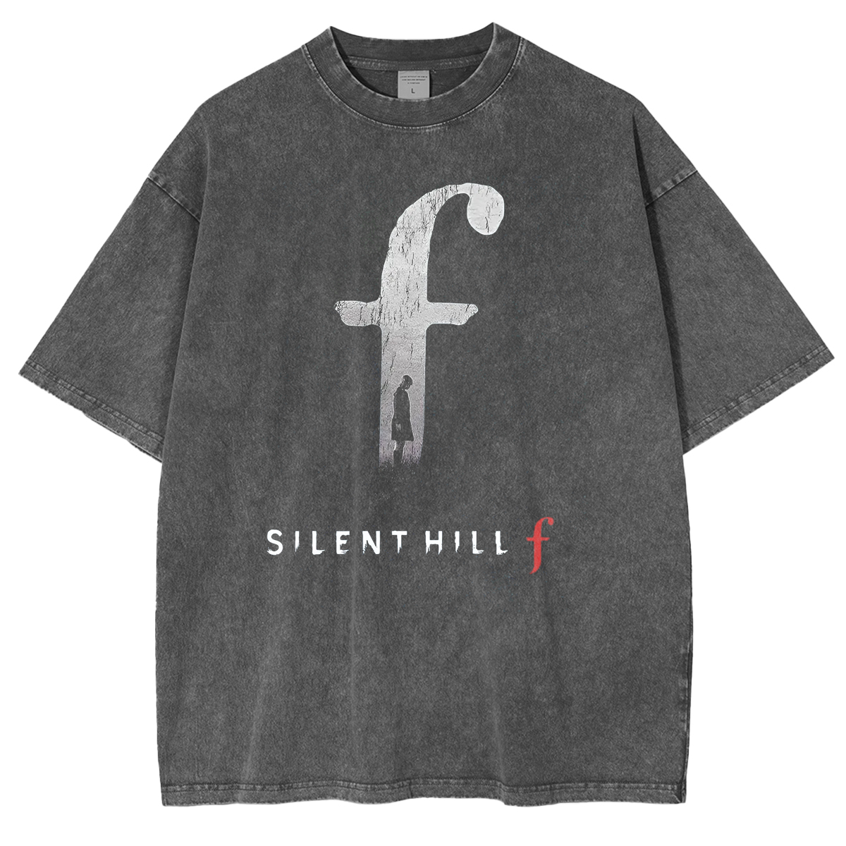 Silent Hill F Horror Survival Game Vintage Washed Unisex T-Shirt