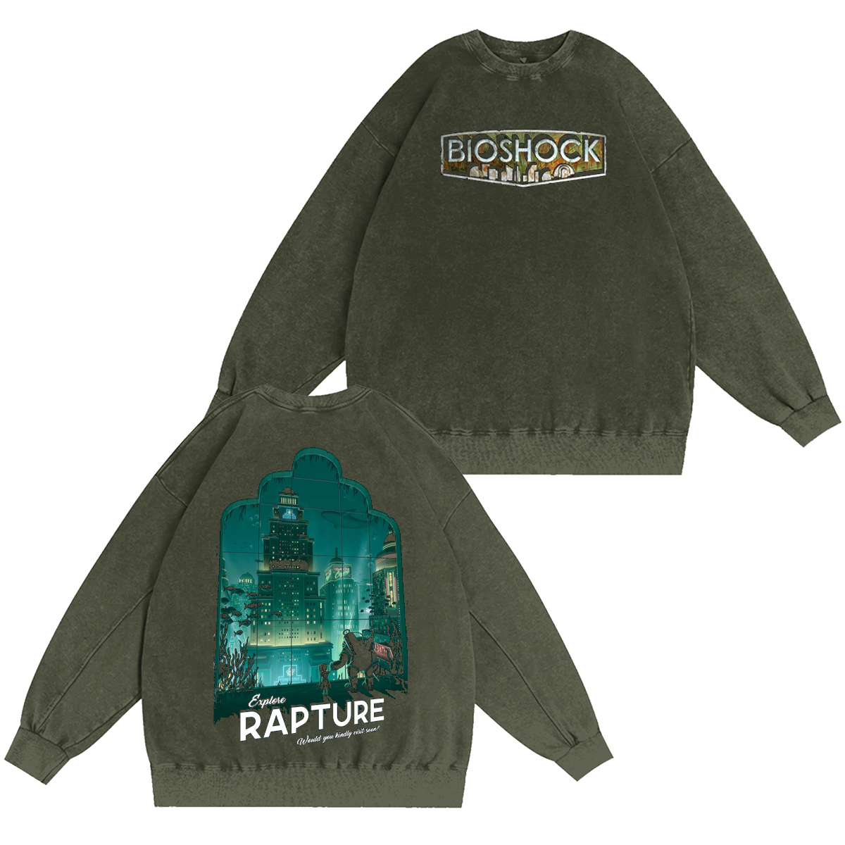 BioShock Vintage Washed T-shirt/Crewneck/Hoodie