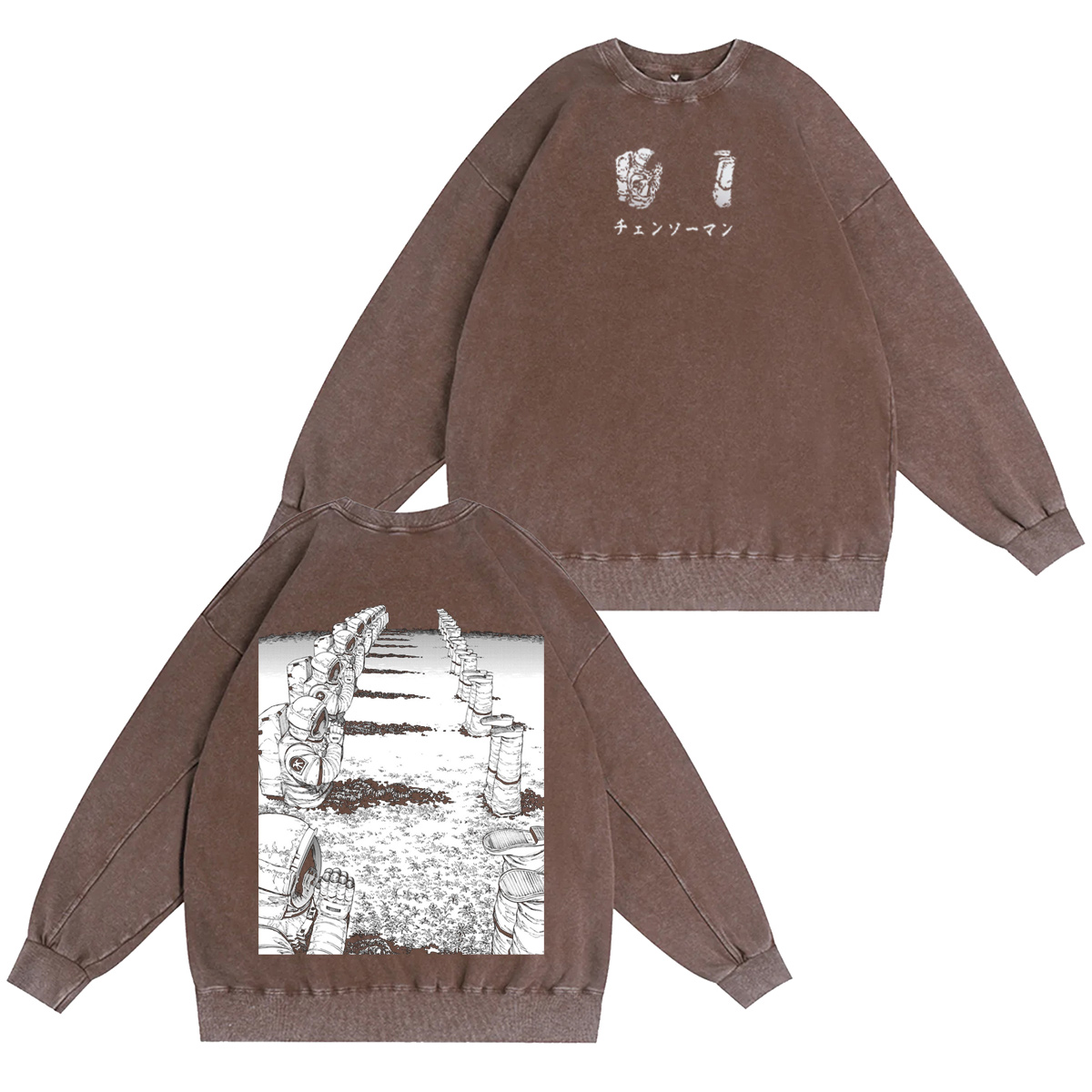 Chainsaw Man Washed T-shirt/Crewneck/Hoodie
