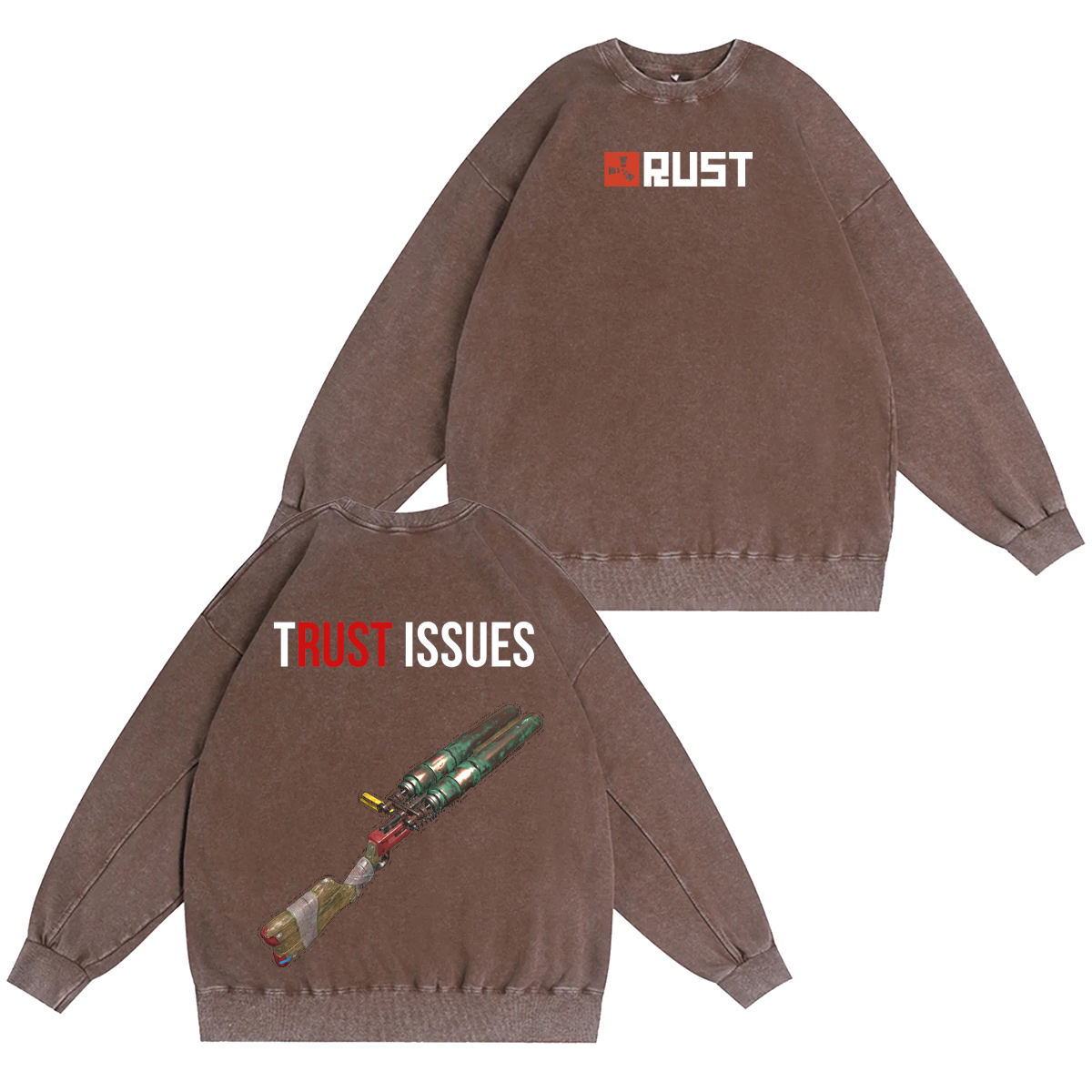Rust Washed T-shirt/Crewneck/Hoodie