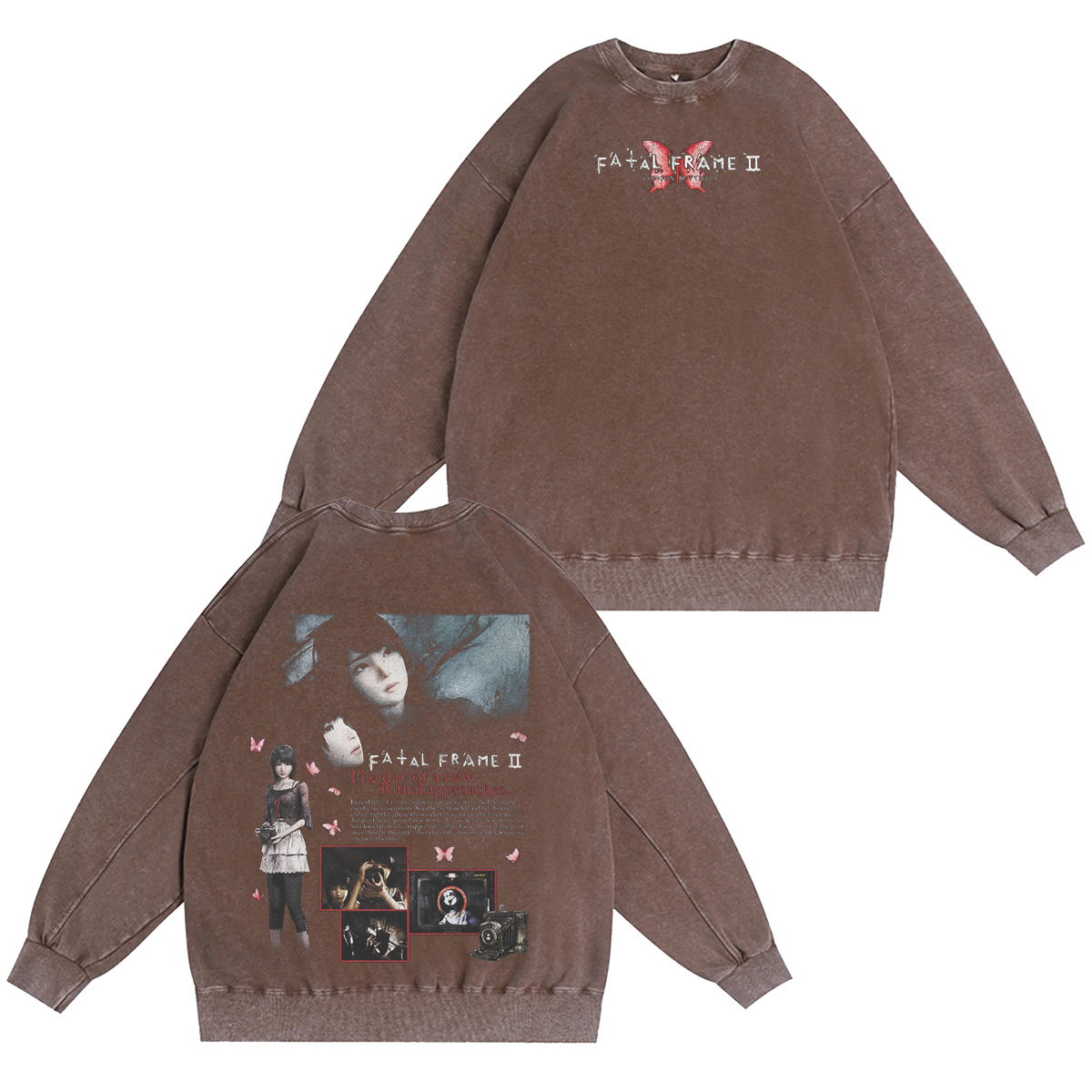 Fatal Frame II Vintages Washed T-shirt/Crewneck/Hoodie