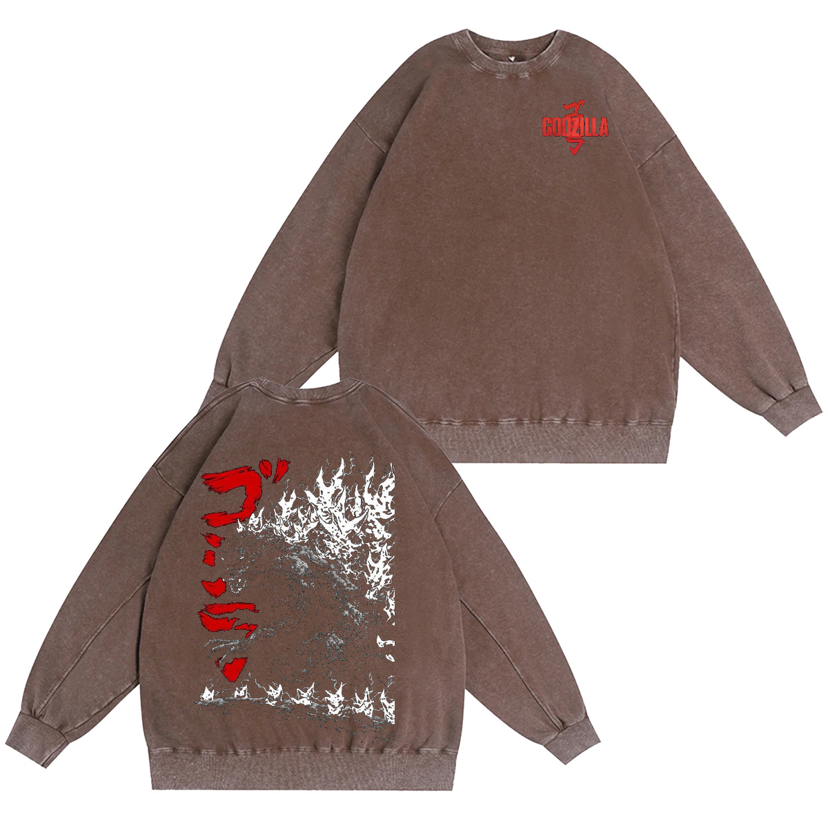 Godzilla Vintage Washed T-shirt/Crewneck/Hoodie