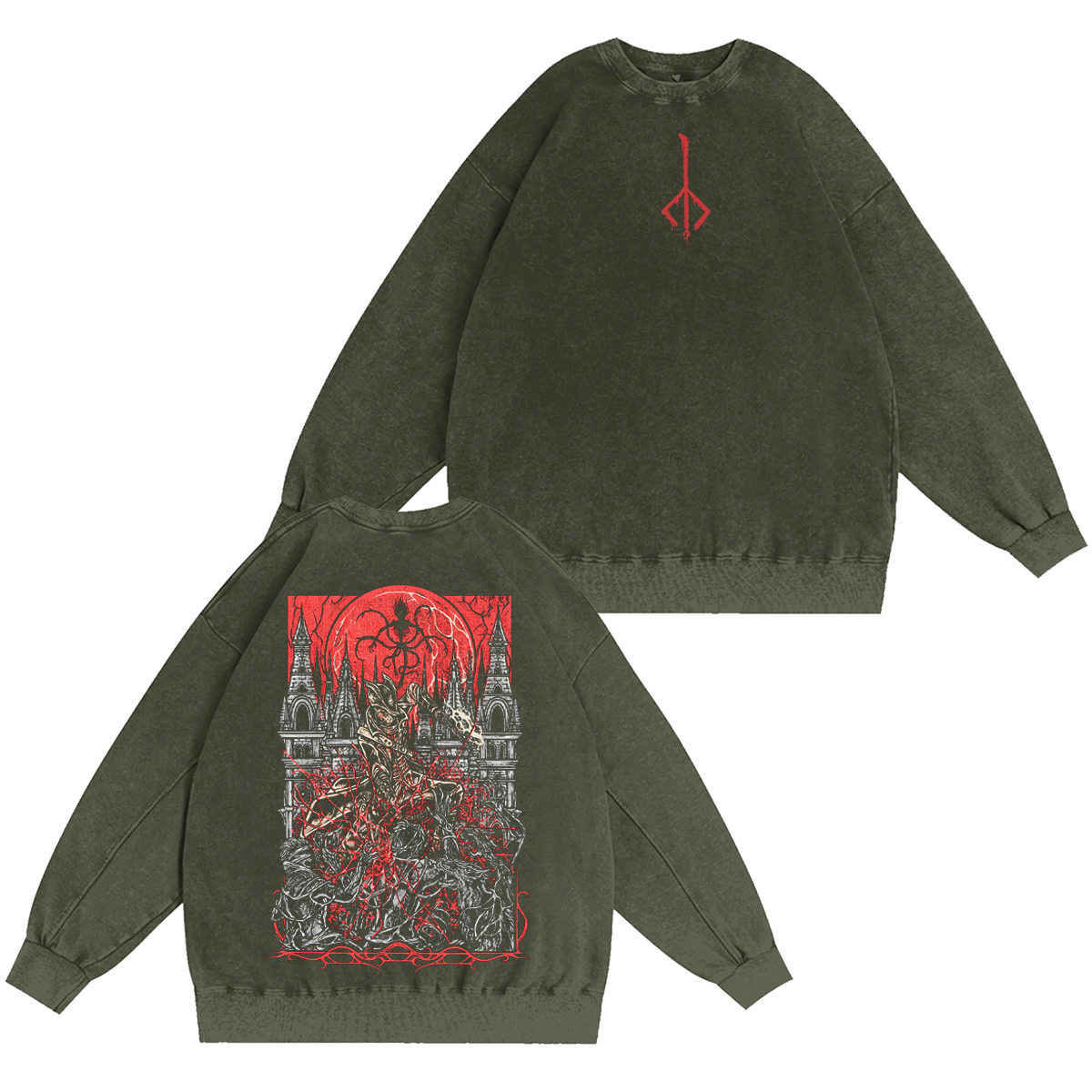 Bloodborne Vintage Washed T-shirt/Crewneck/Hoodie