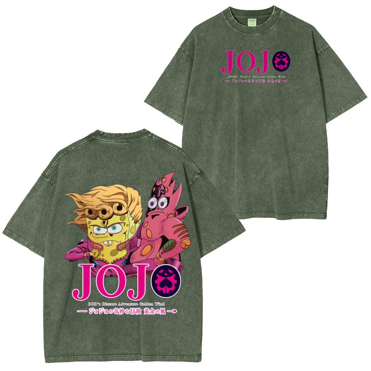 JoJo's Bizarre Adventure: Golden Wind Washed T-shirt/Crewneck/Hoodie