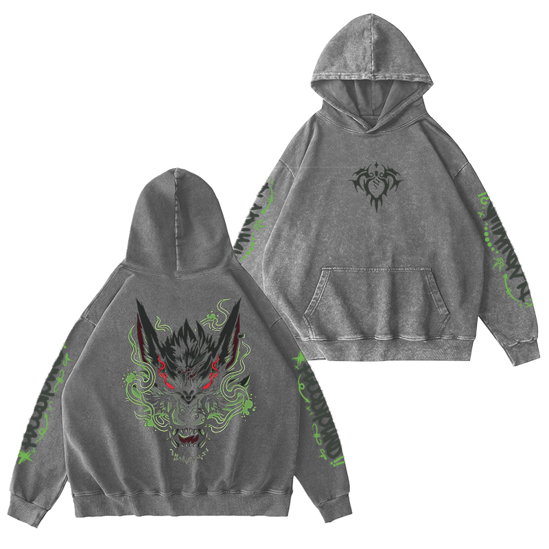 Arcane Pitfighter Unisex Washed Hoodie