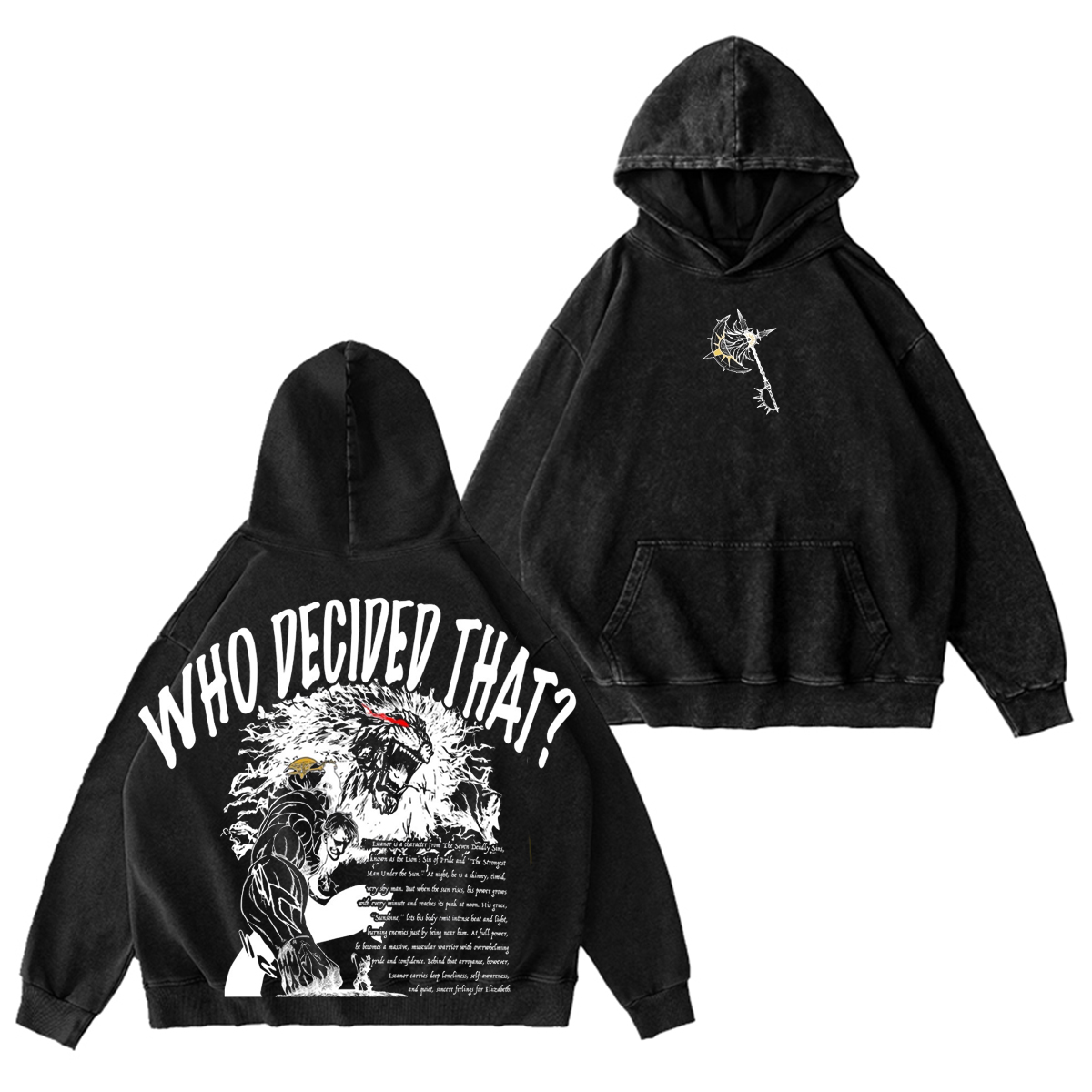 My Hero Academia Vintage washed T-shirt/Crewneck/Hoodie