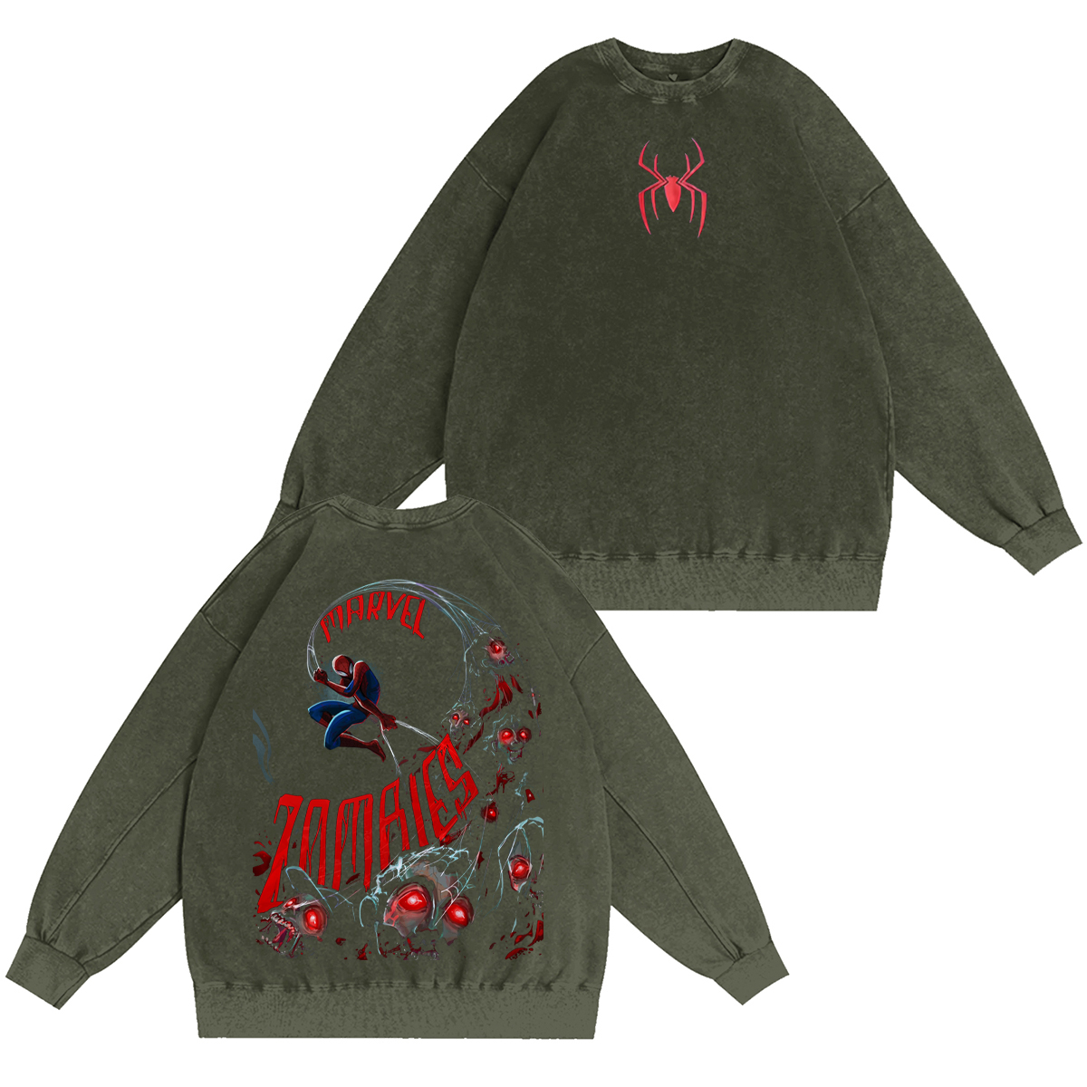 Spider-Man Washed T-shirt/Crewneck/Hoodie
