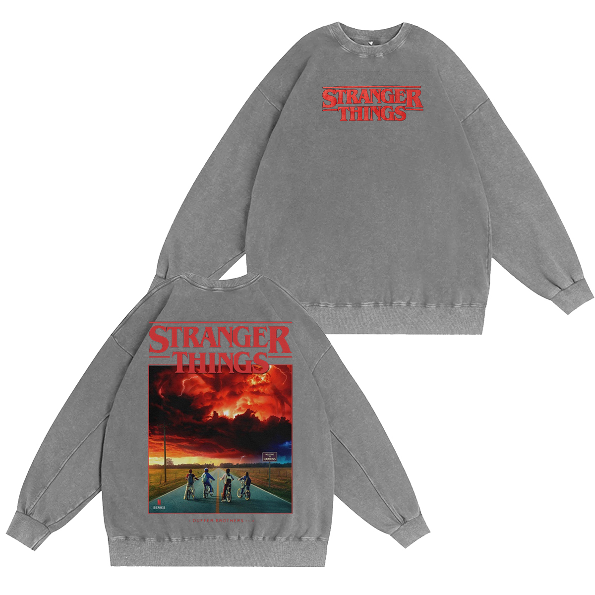 Stranger Things Washed T-shirt/Crewneck/Hoodie