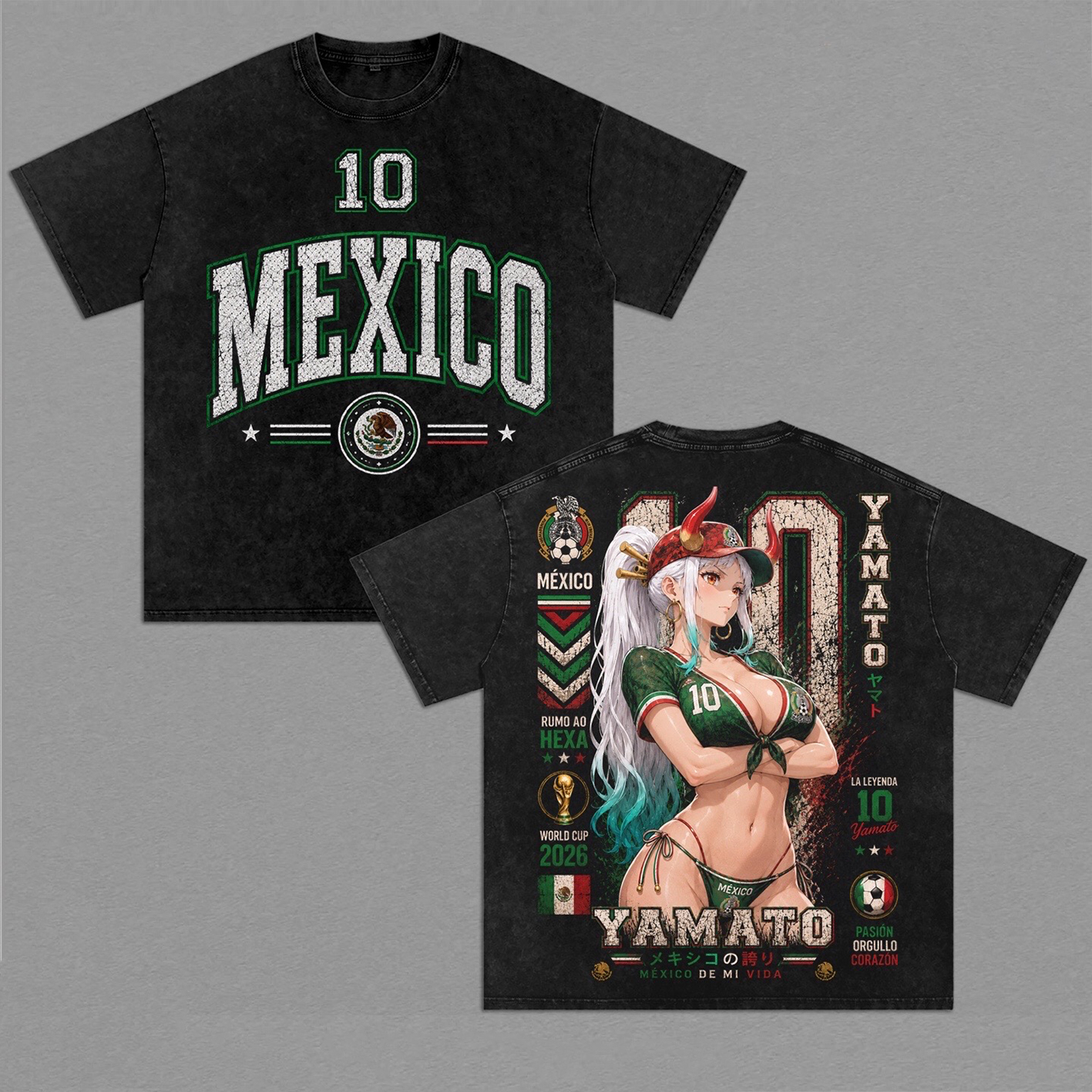 Mexico Unisex Washed T-Shirt