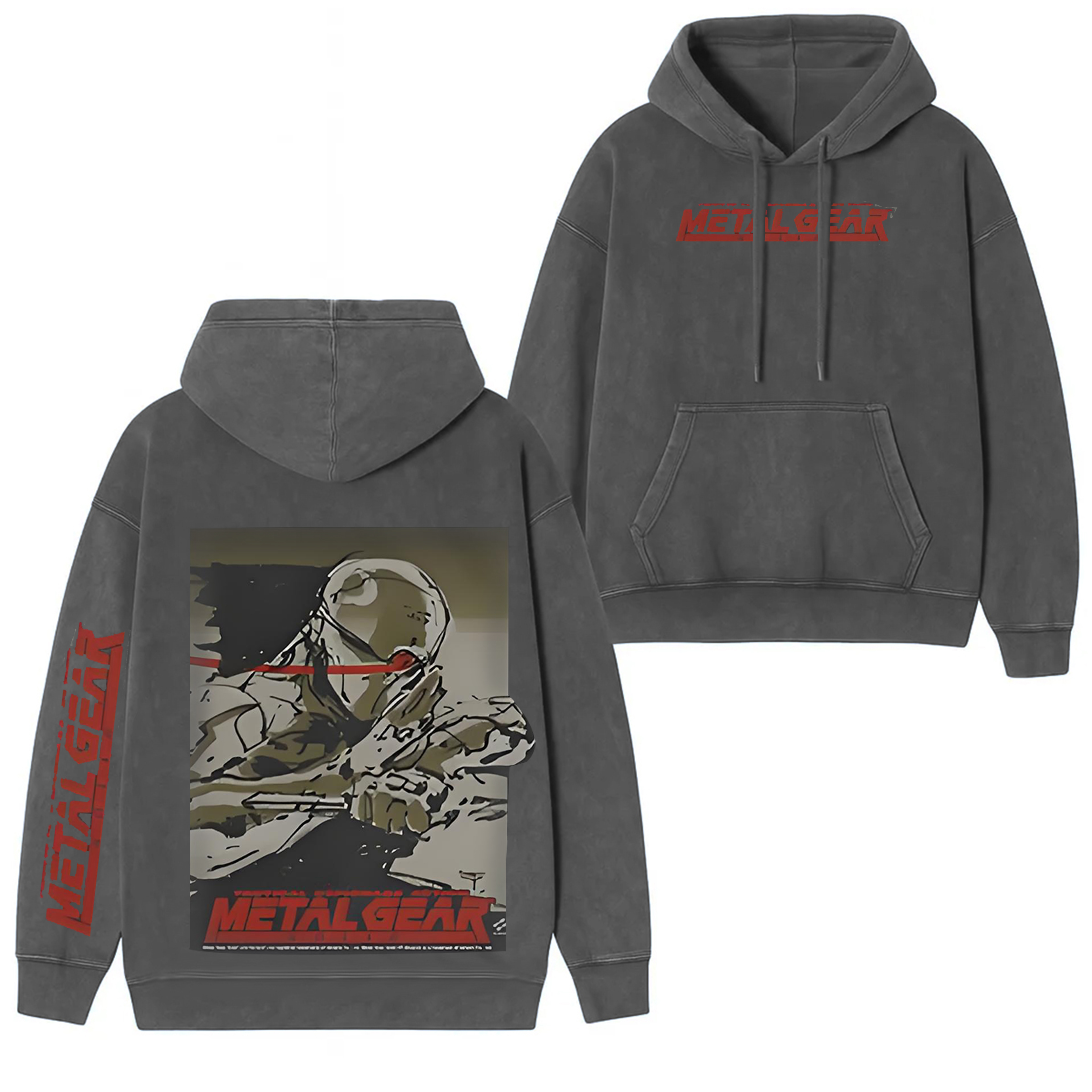 Metal Gear Solid Gray Fox Hoodie