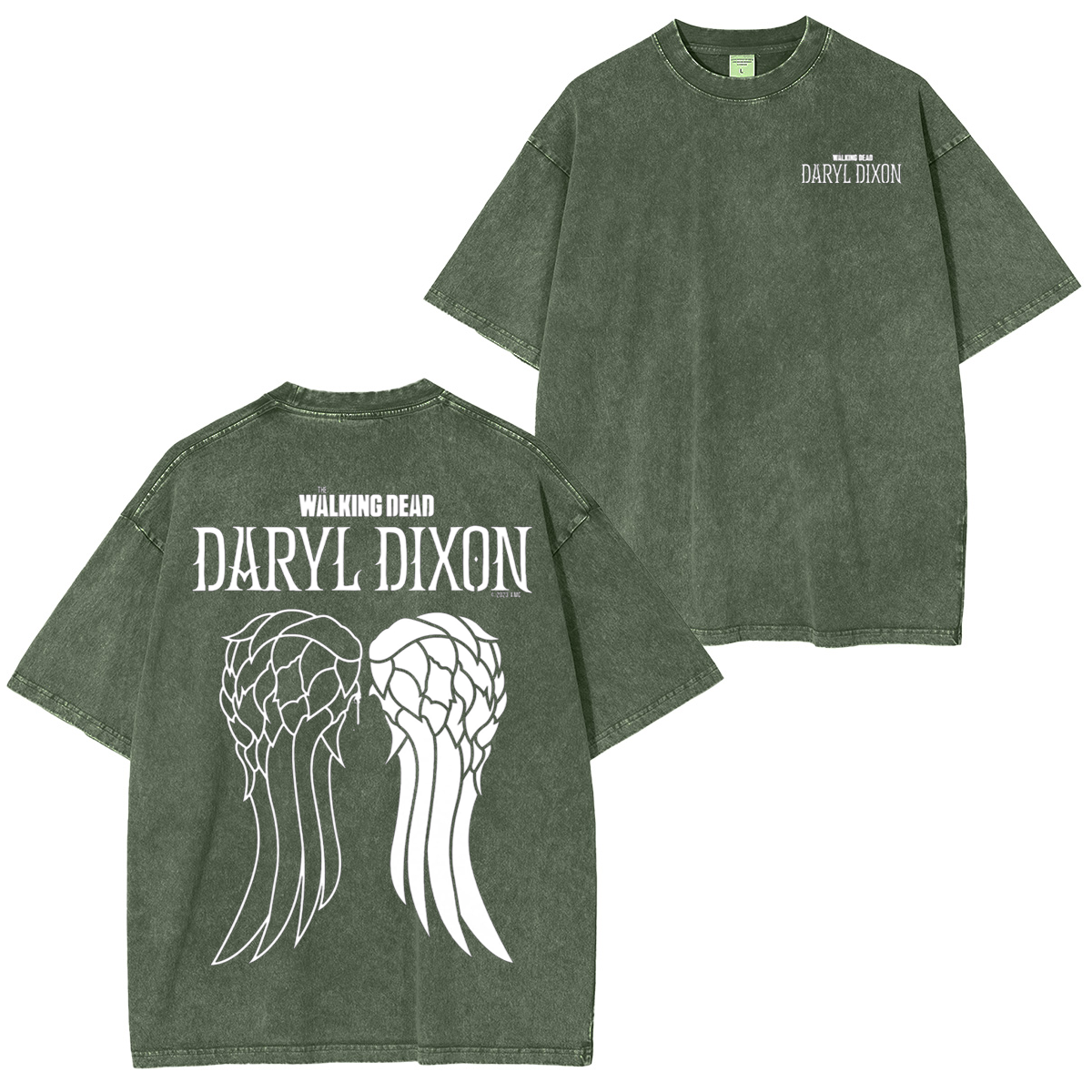 The Walking Dead Daryl Dixon Wings Unisex Washed T-Shirt