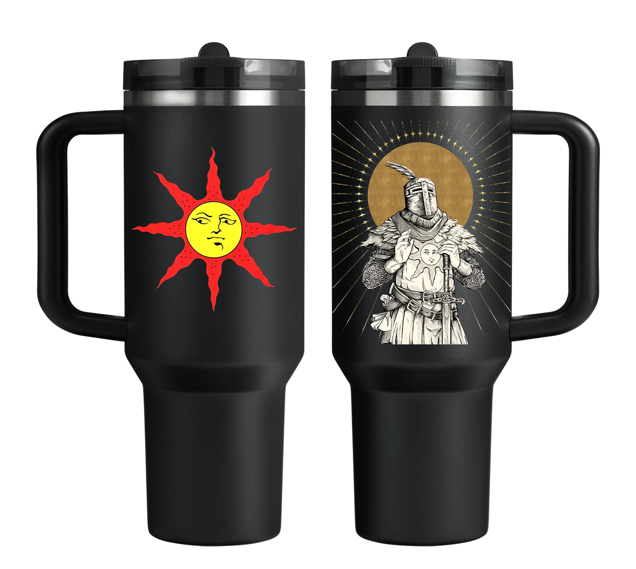 Praise The Sun Flip Straw Tumbler