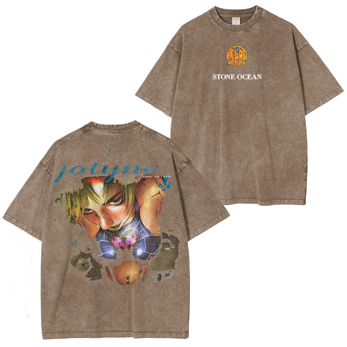 Jolyne Cujoh Stone Ocean Jojo Vintage Washed T-shirt/Crewneck/Hoodie