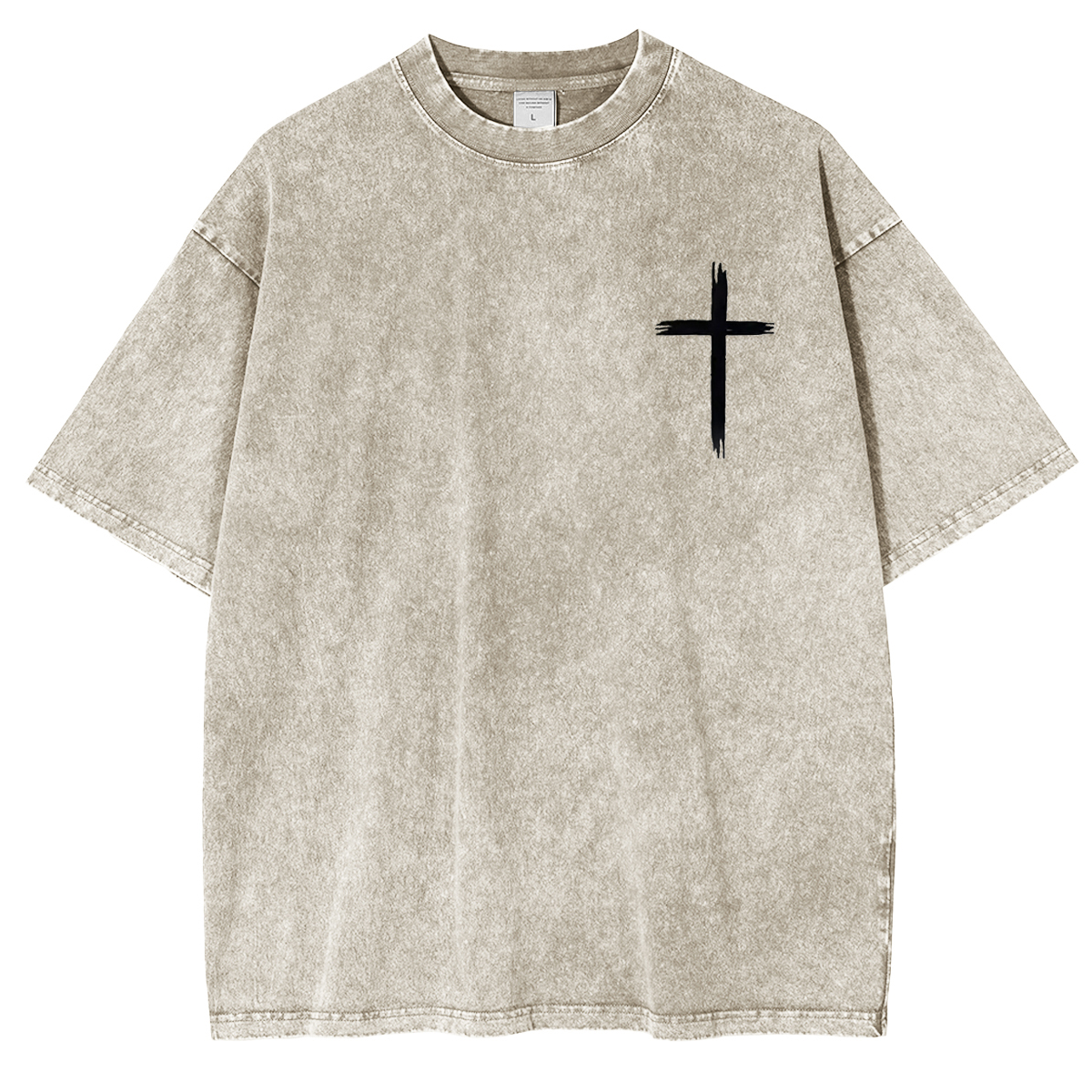 Faith Over Fear, Christian Jesus Bible Verse Vintage Washed Unisex T-Shirt