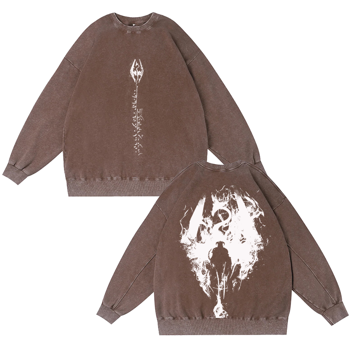 The Elder Scrolls V: Skyrim Vintage Unisex Washed Crewneck