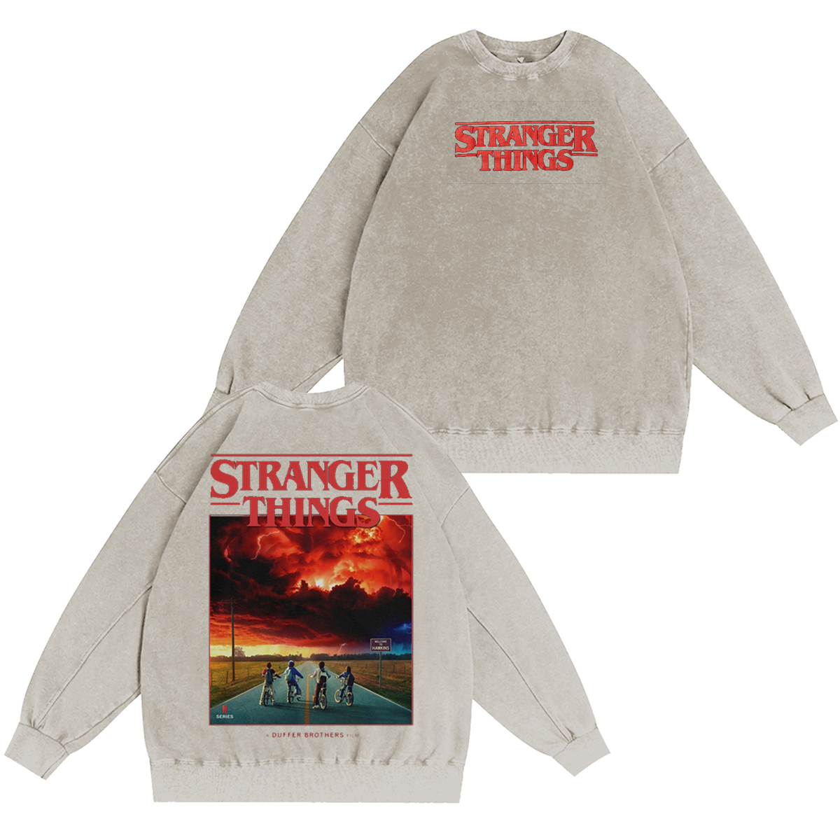 Stranger Things Washed T-shirt/Crewneck/Hoodie