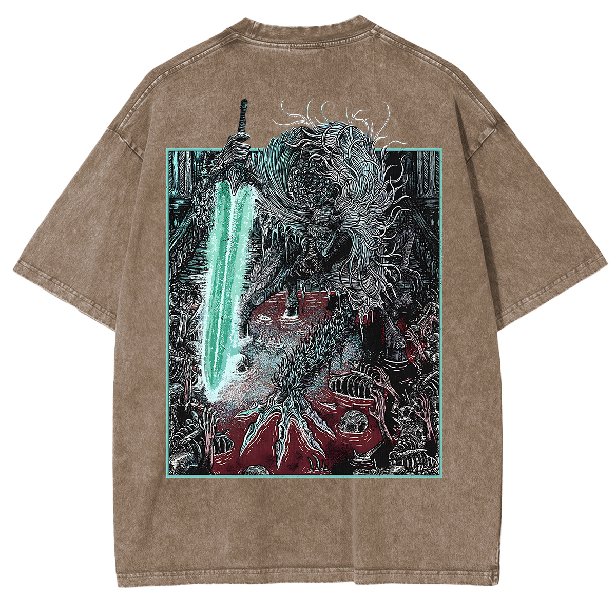 Bloodborne Ludwig The Accursed Holy Blade Grim Unisex Washed T-Shirt