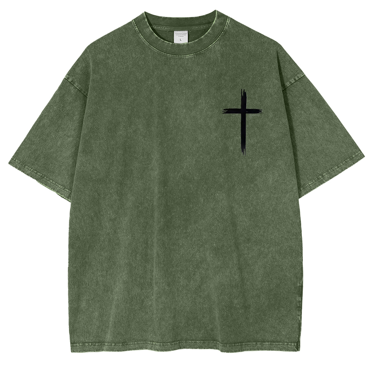 Faith Over Fear, Christian Jesus Bible Verse Vintage Washed Unisex T-Shirt