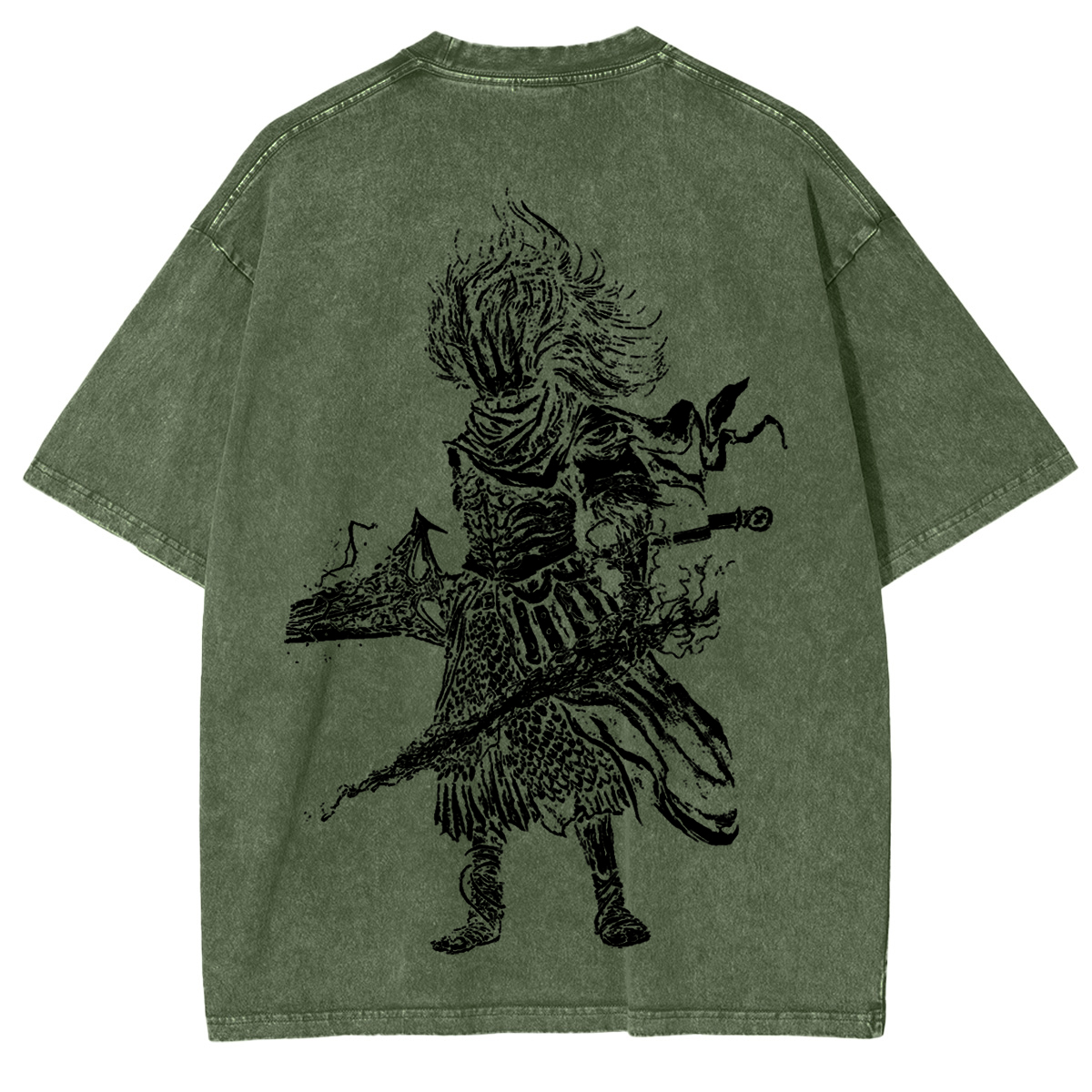 Nameless King Dark Souls Vintage Washed Unisex T-Shirt