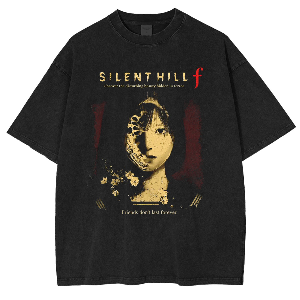 Silent Hill F Horror Survival Game Vintage Washed Unisex T-Shirt