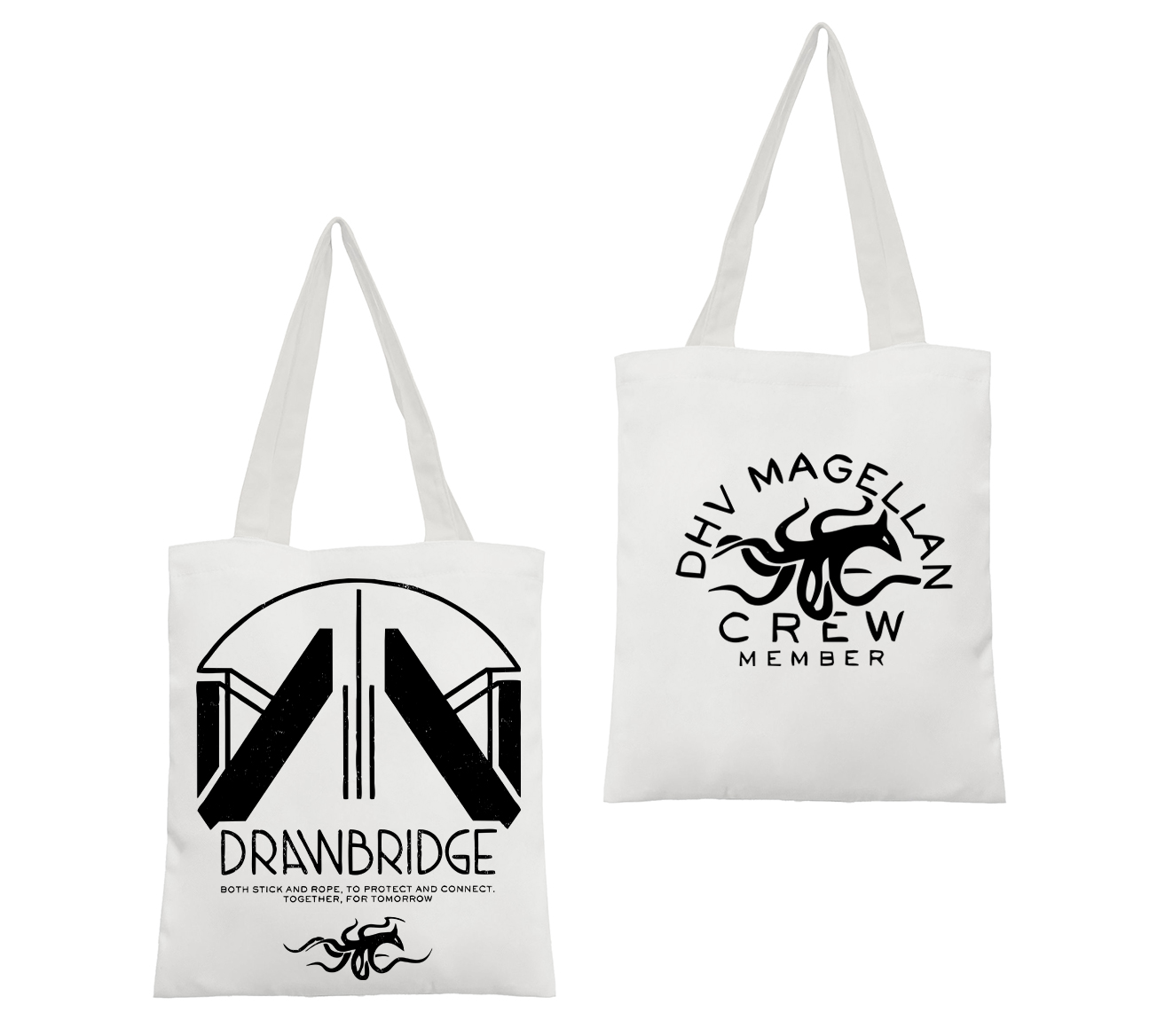 Death Stranding 2 - DHV MAGELLAN Crew Member Canvas Tote Bag