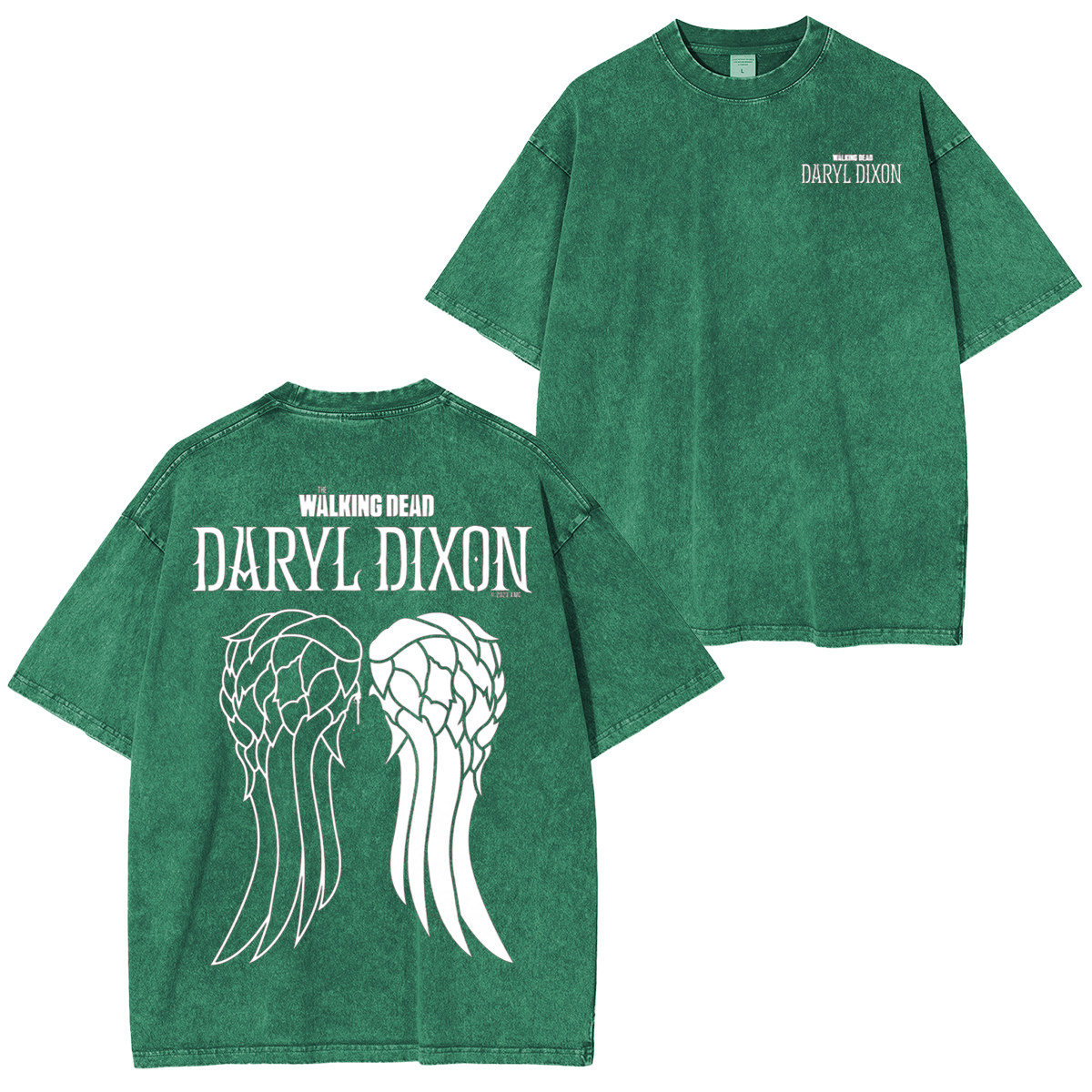 The Walking Dead Daryl Dixon Wings Unisex Washed T-Shirt
