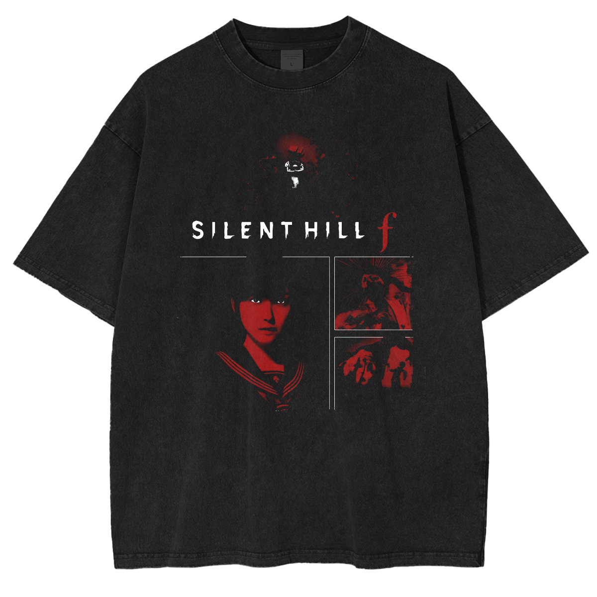 Silent Hill F Horror Survival Game Vintage Washed Unisex T-Shirt