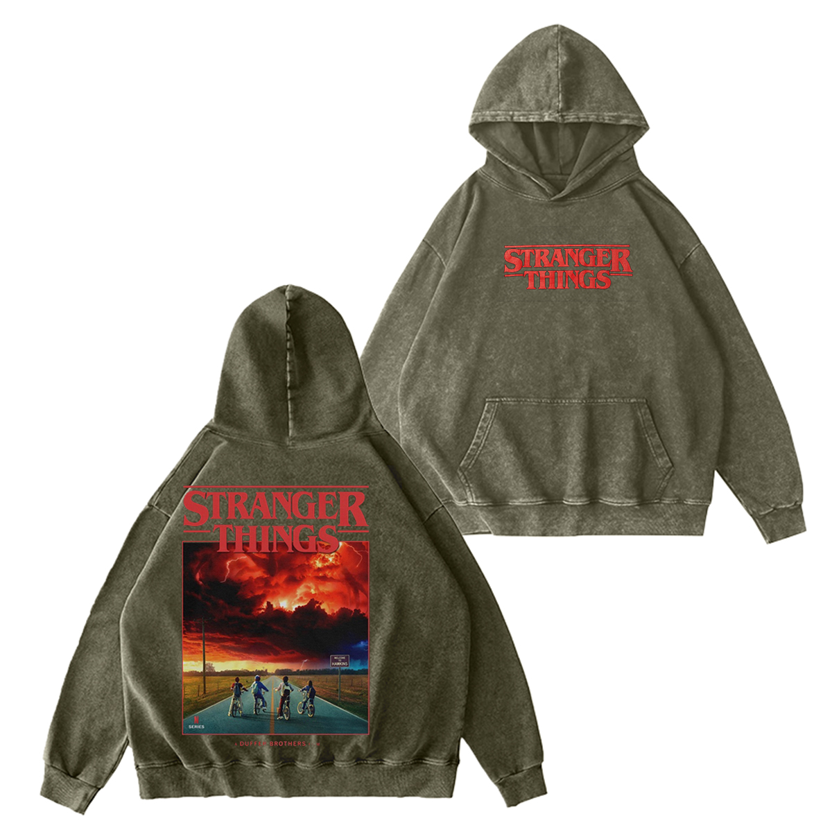 Stranger Things Washed T-shirt/Crewneck/Hoodie