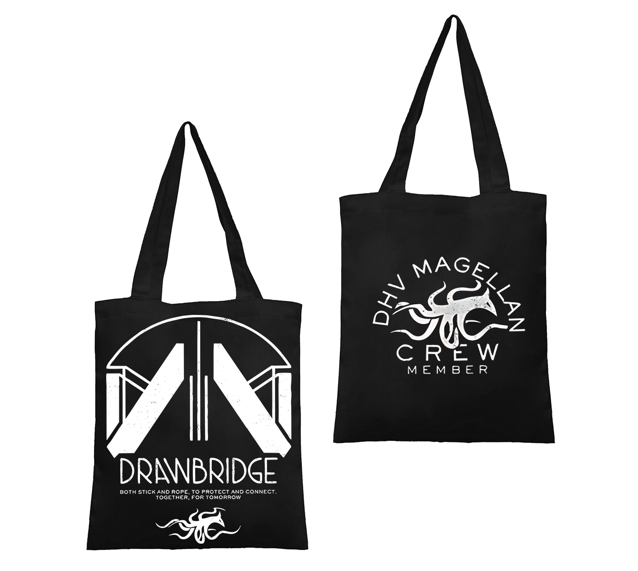 Death Stranding 2 - DHV MAGELLAN Crew Member Canvas Tote Bag