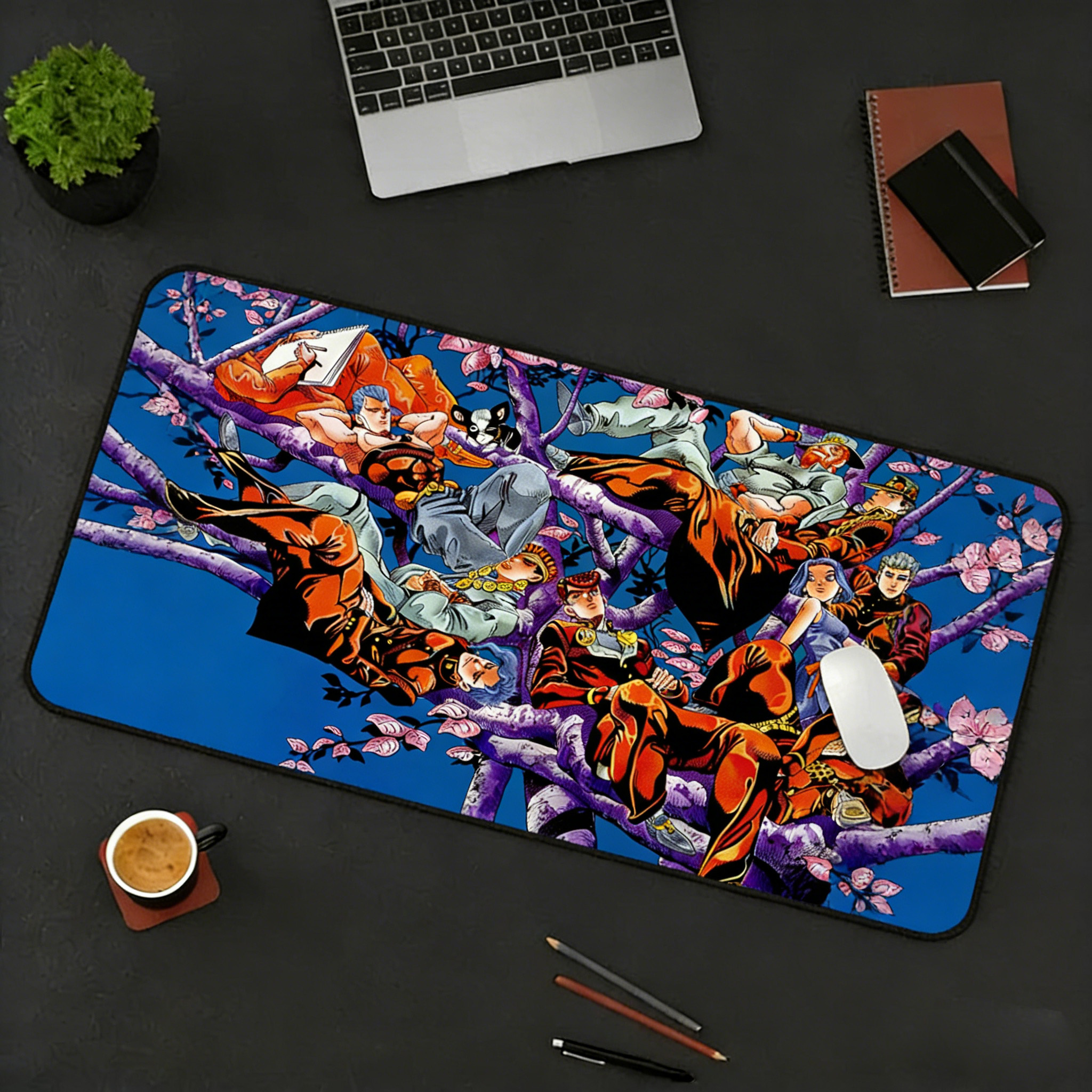 JoJo's Bizarre Adventure Jotaro & Tunisia mouse pad