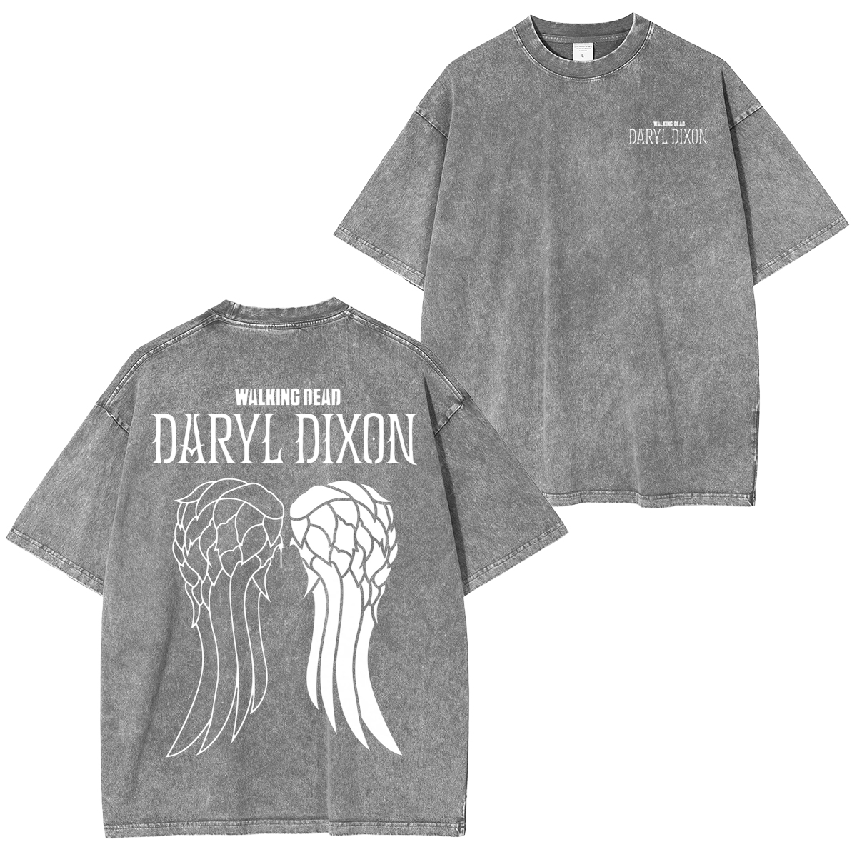 The Walking Dead Daryl Dixon Wings Unisex Washed T-Shirt