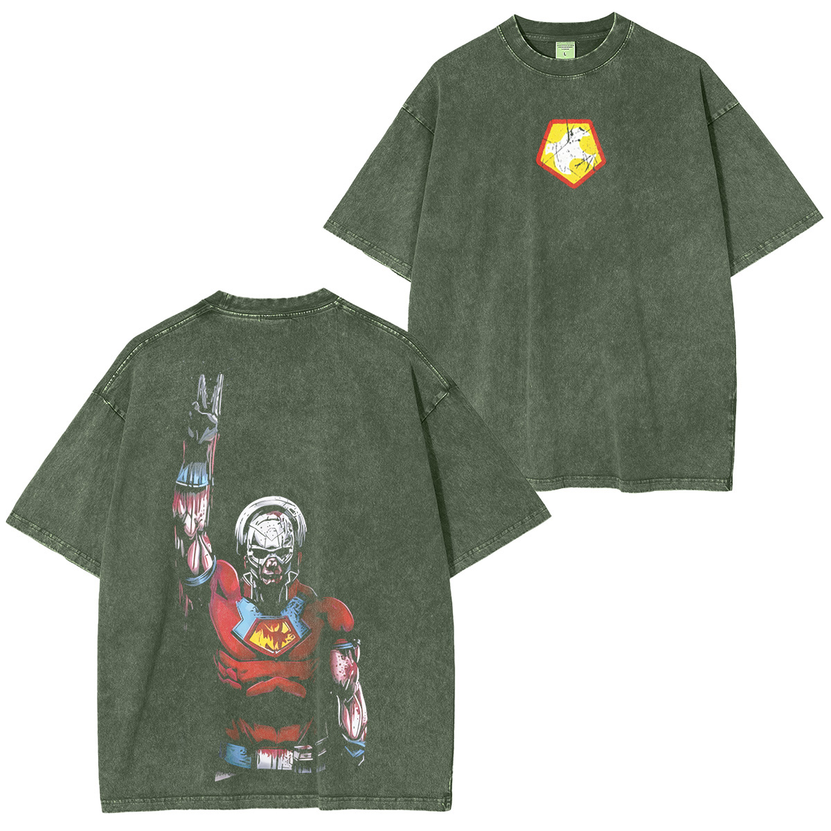 Superhero Peace through powerPeacemaker Vintage Washed T-shirt/Crewneck/Hoodie
