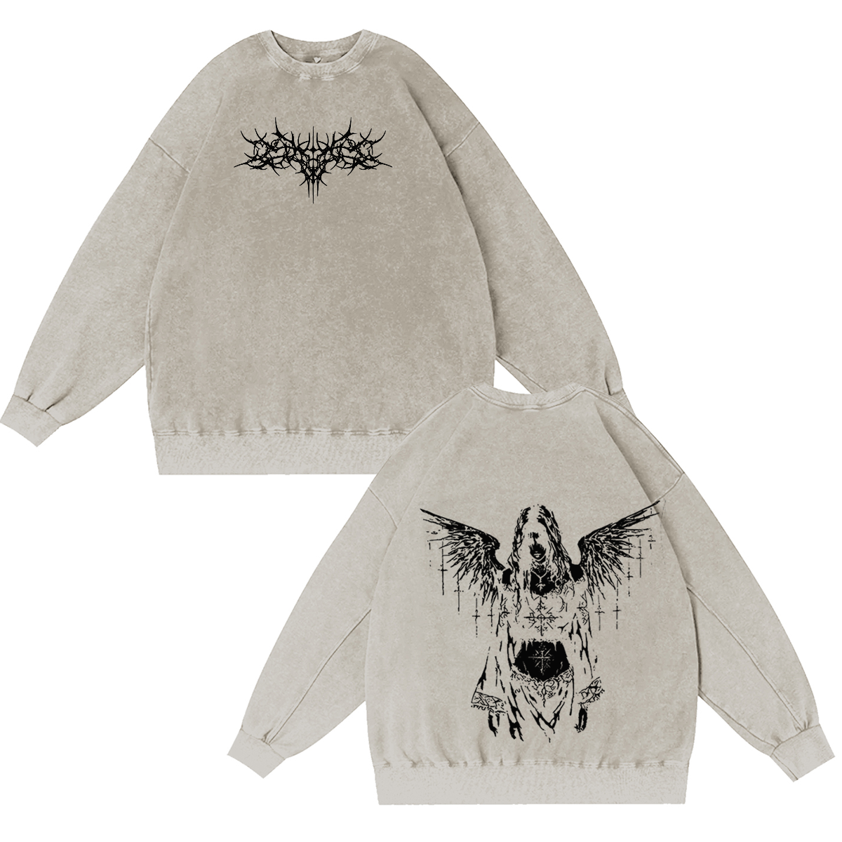 Angel Wings Vintage Washed T-shirt/Crewneck/Hoodie