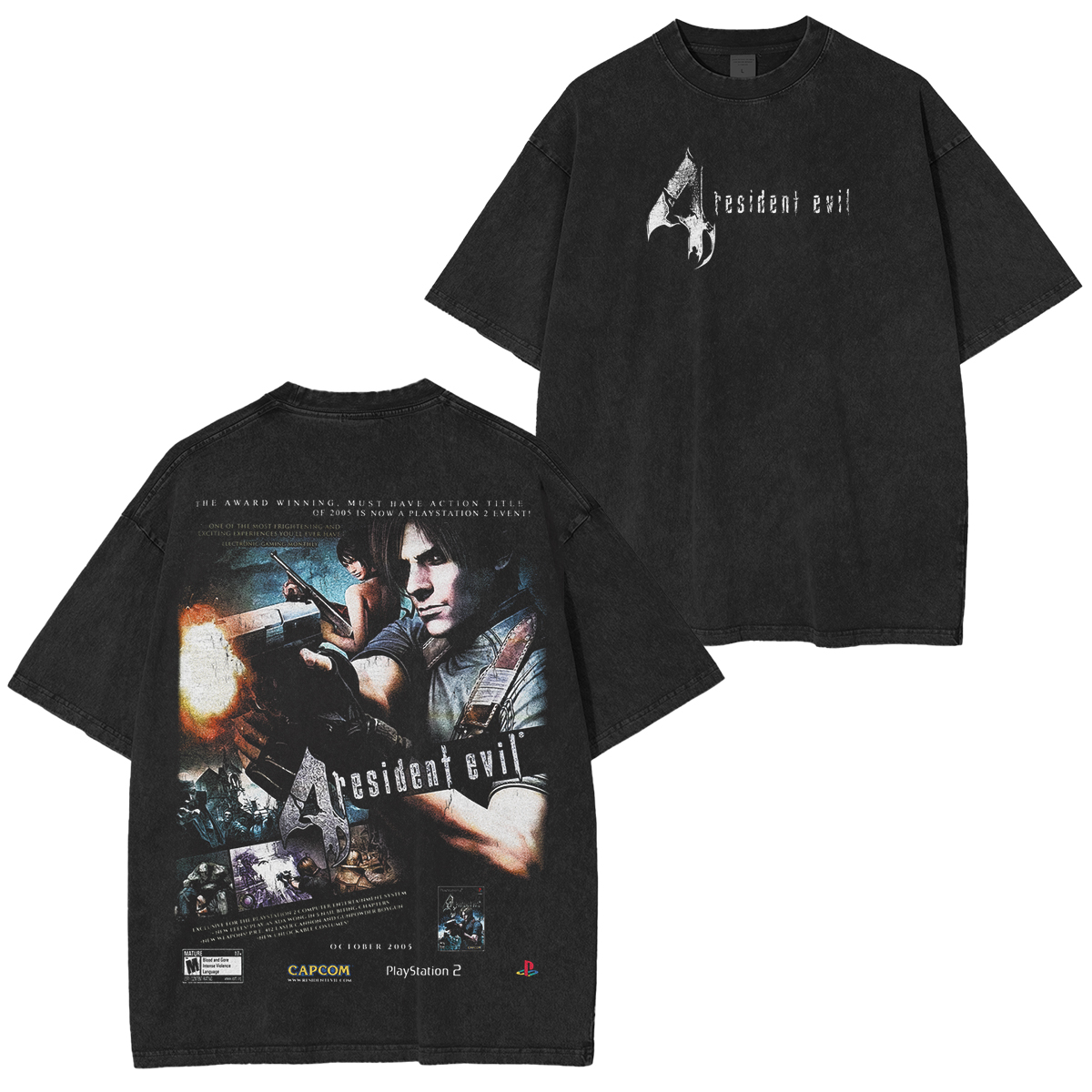 Resident Evil 4 Washed T-shirt/Crewneck/Hoodie