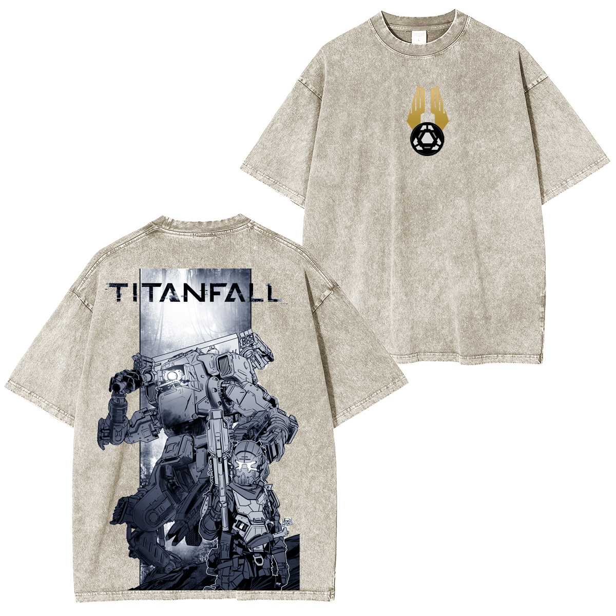 Titanfall Vintage Washed T-shirt/Crewneck/Hoodie