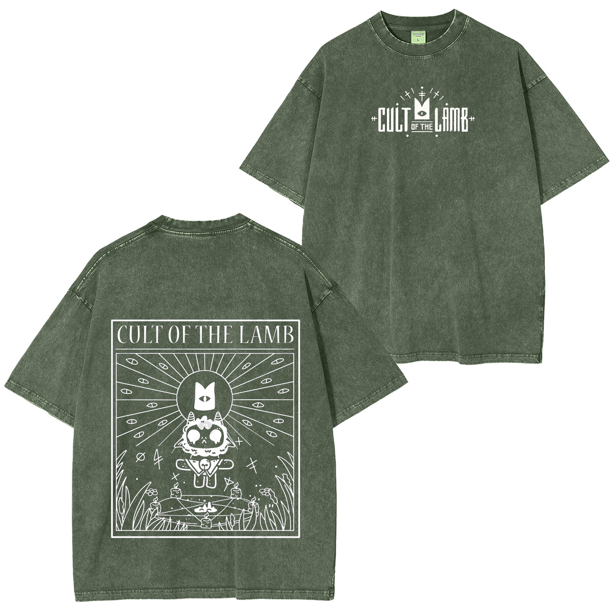 Cult of the Lamb Unisex Washed T-shirt/Crewneck/Hoodie