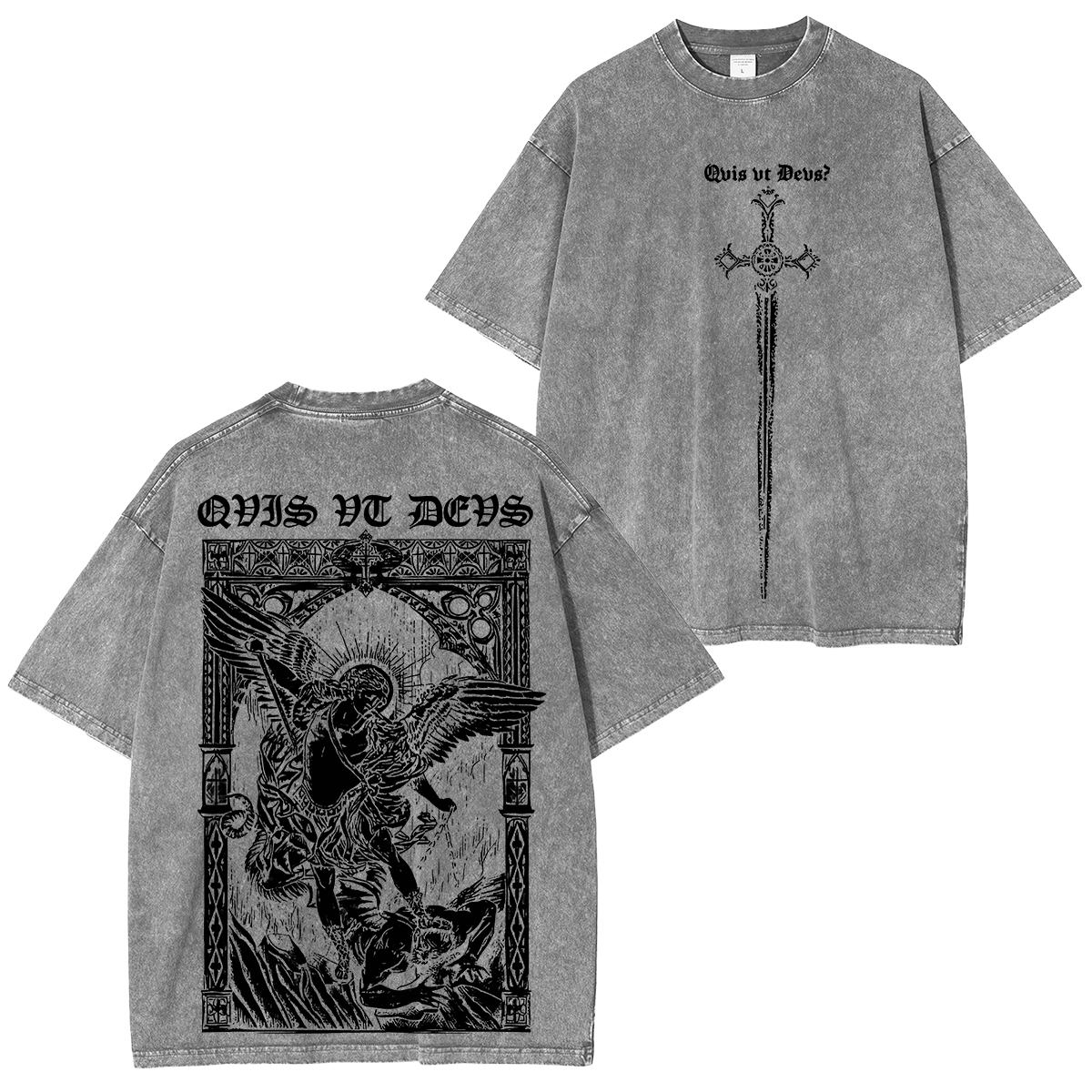 Archangel Saint Michael Vintage Washed T-shirt/Crewneck/Hoodie