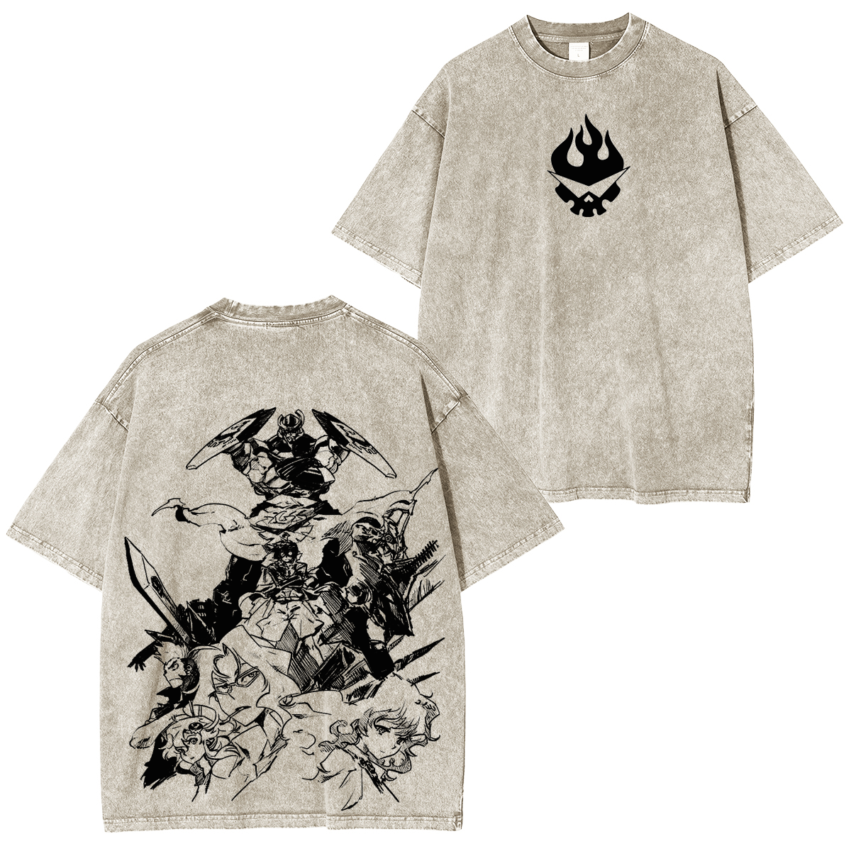 Tengen Toppa Gurren Lagann Vintage Washed T-shirt/Crewneck/Hoodie