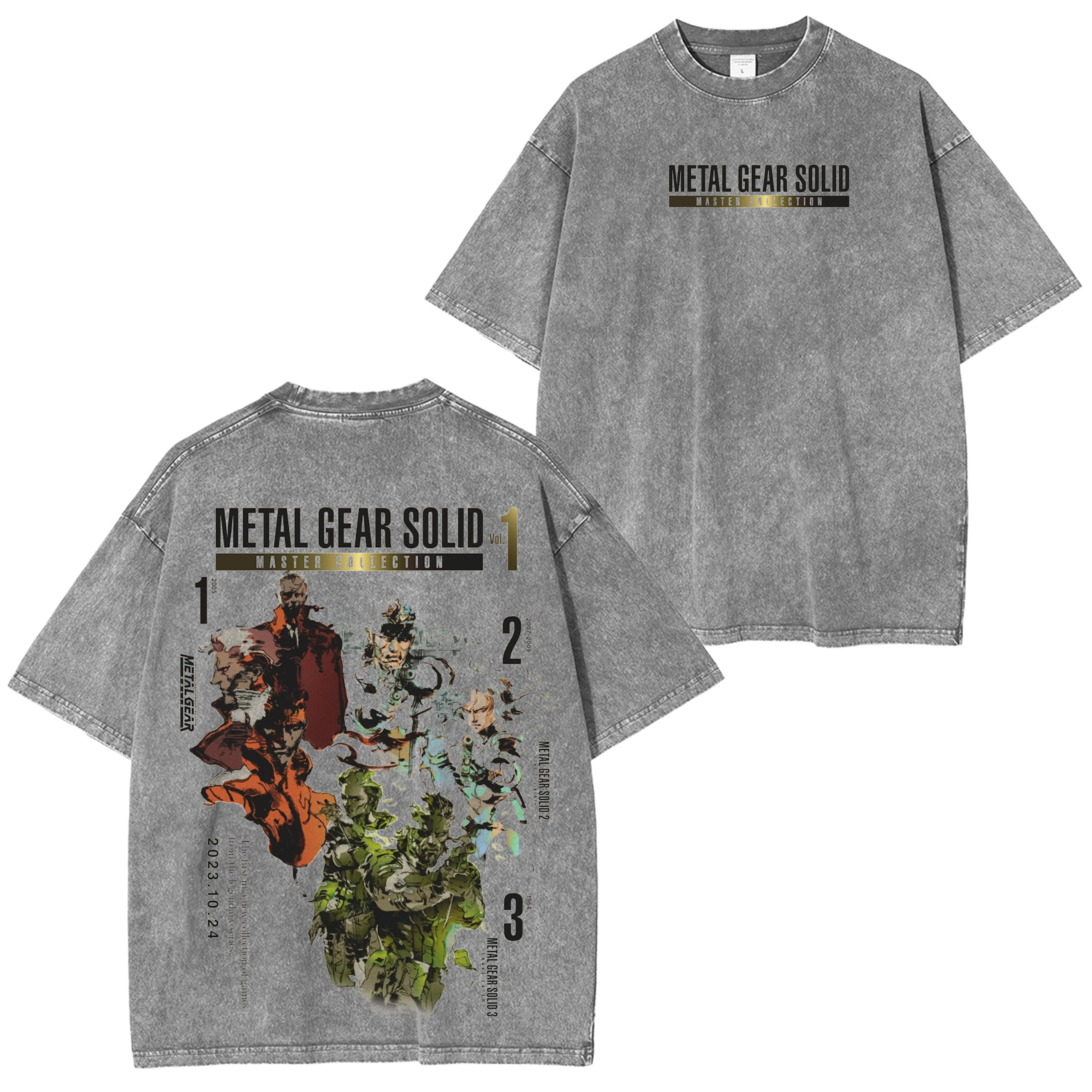 Metal Gear Solid Snake Eater Unisex Washed T-Shirt