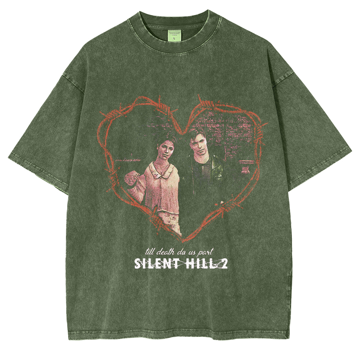 Silent Hill Unisex Washed T-shirt