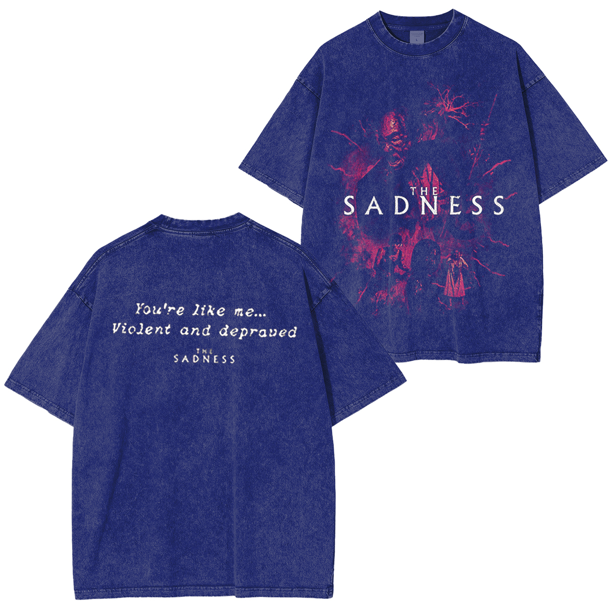 The Sadness - Violent and Depraved Unisex Washed T-shirt